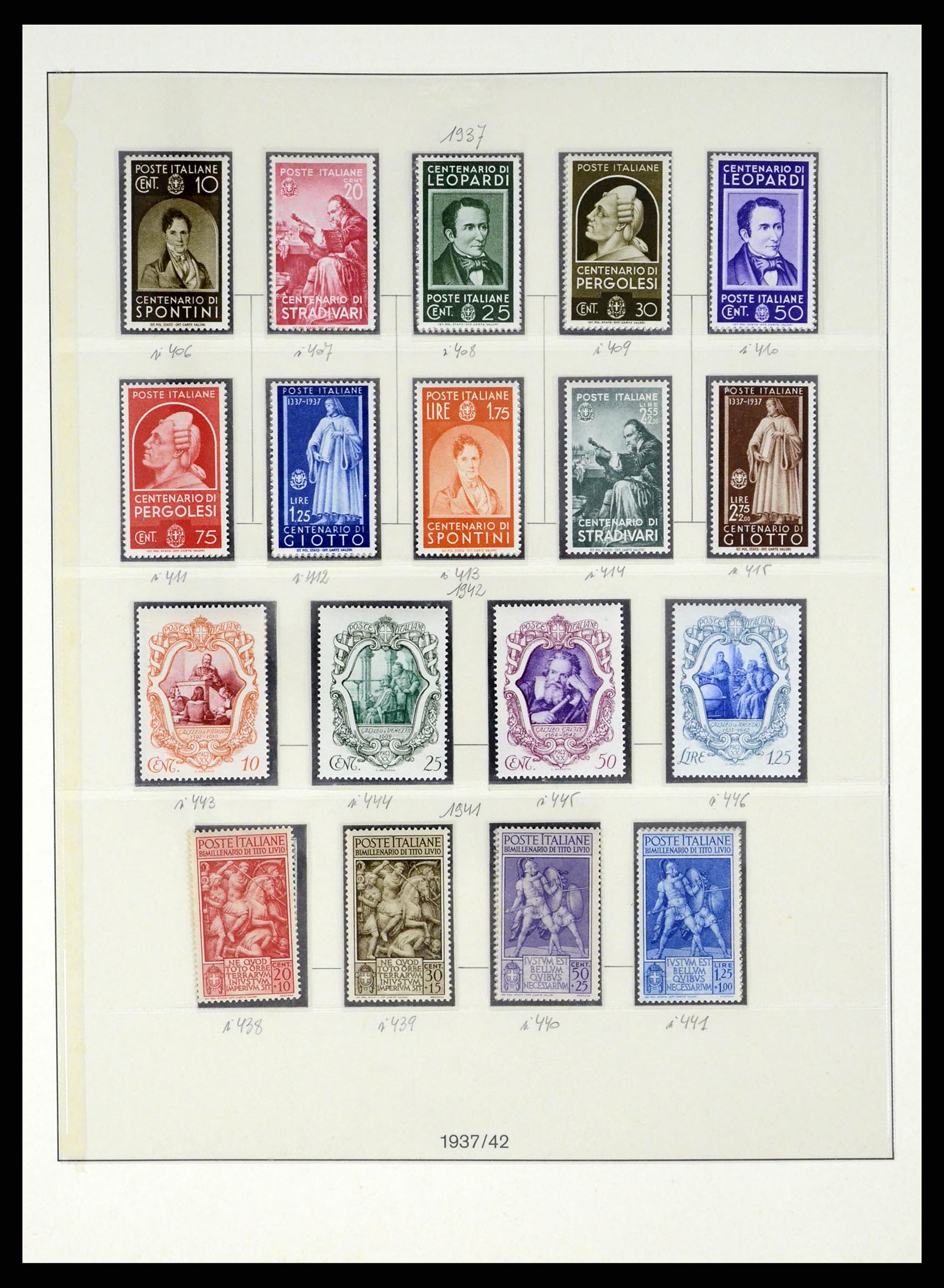 37250 059 - Postzegelverzameling 37250 Italië 1862-1961.