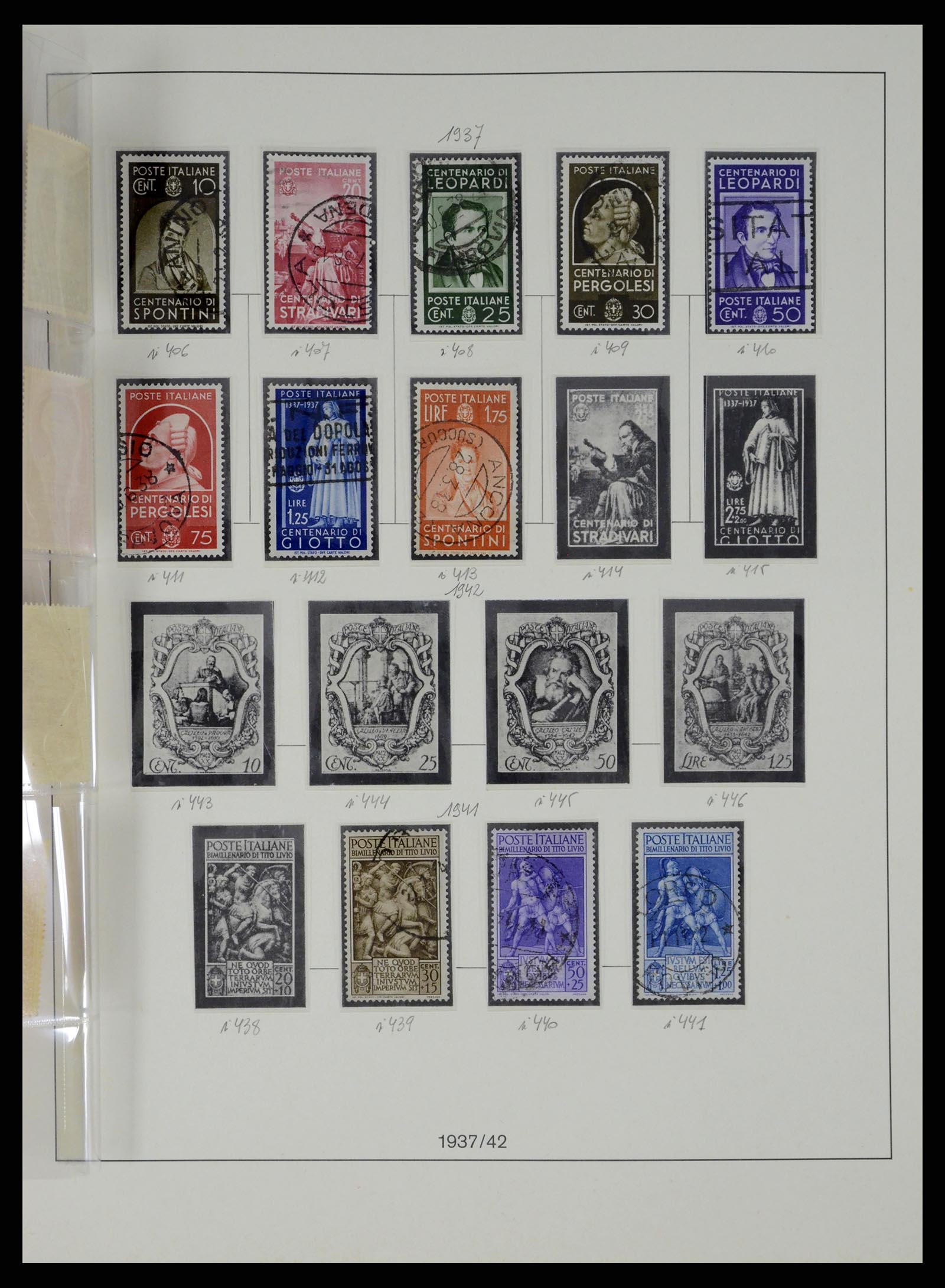 37250 060 - Postzegelverzameling 37250 Italië 1862-1961.
