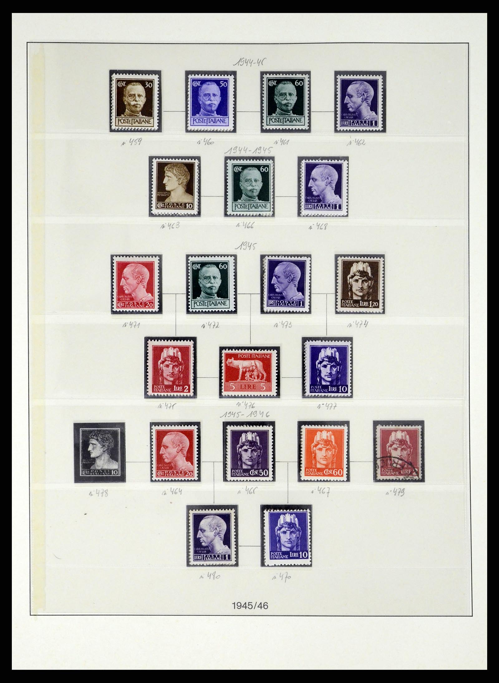 37250 065 - Stamp collection 37250 Italy 1862-1961.