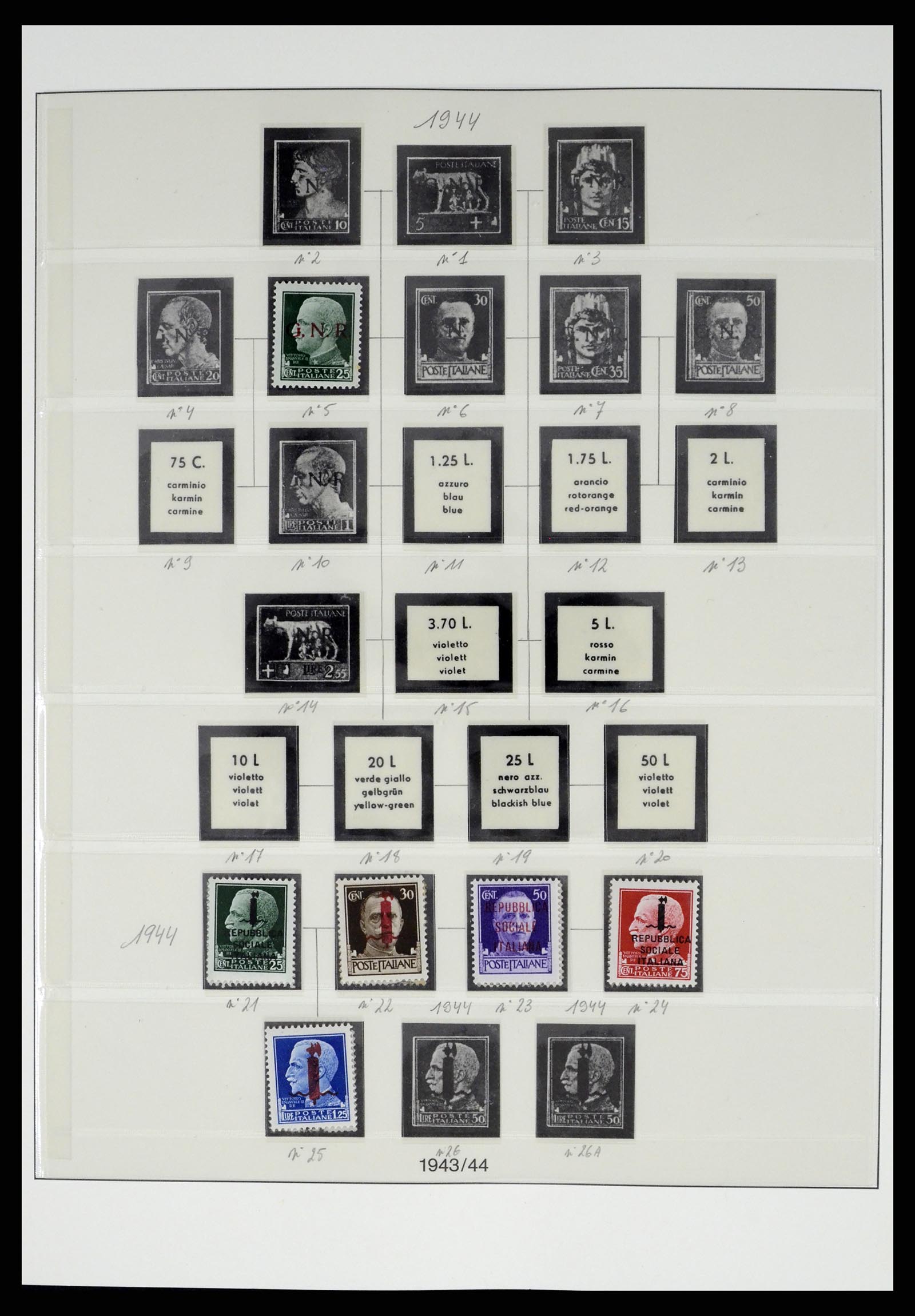 37250 067 - Stamp collection 37250 Italy 1862-1961.