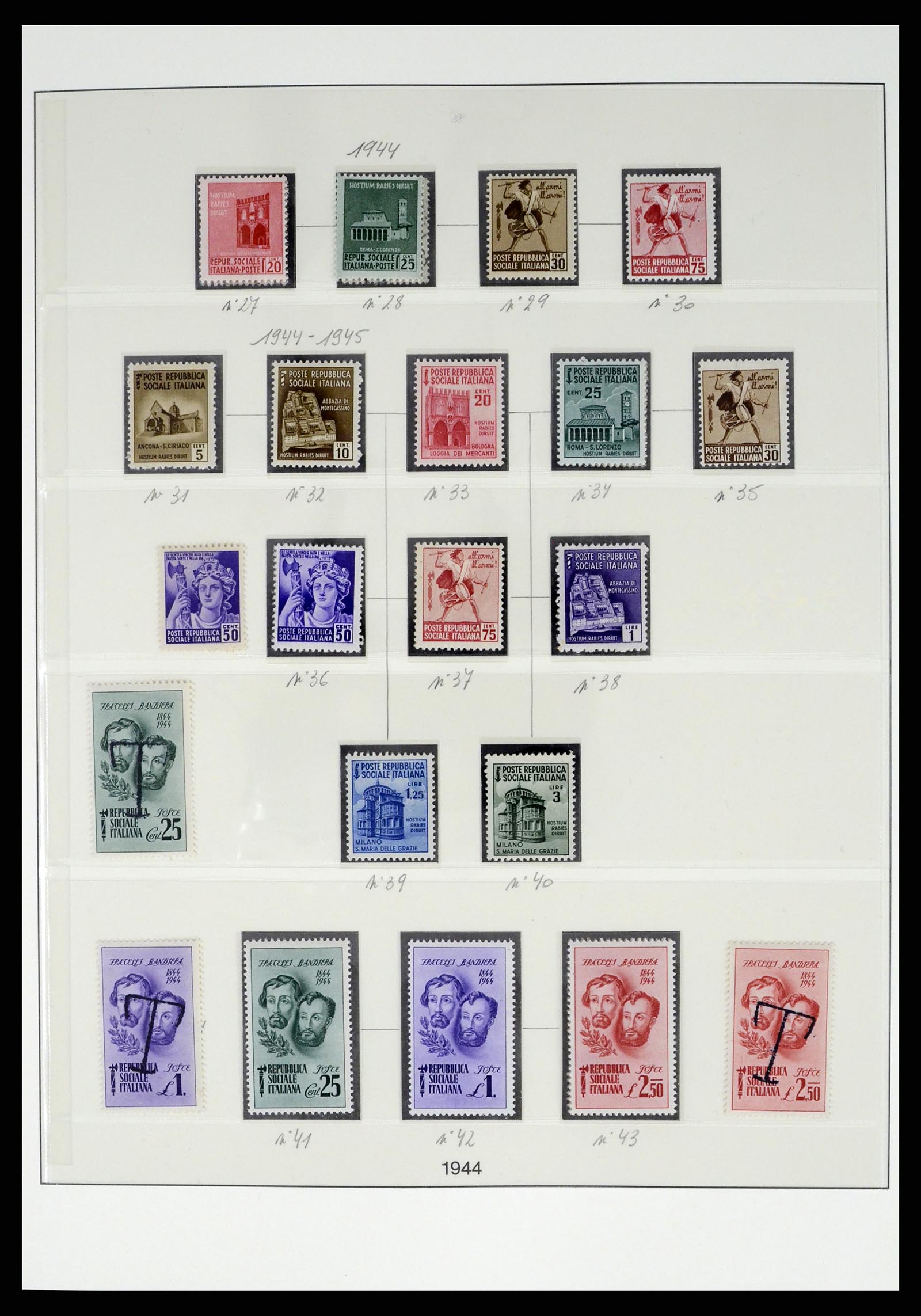 37250 069 - Stamp collection 37250 Italy 1862-1961.