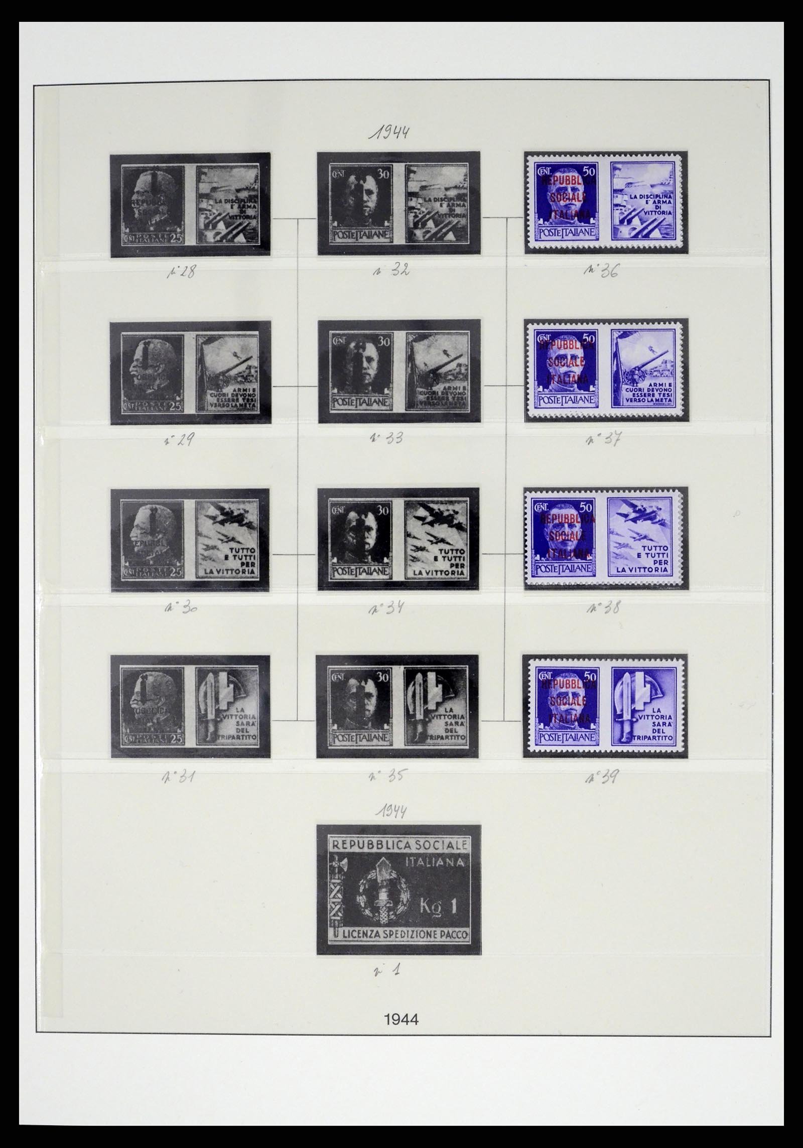 37250 075 - Stamp collection 37250 Italy 1862-1961.