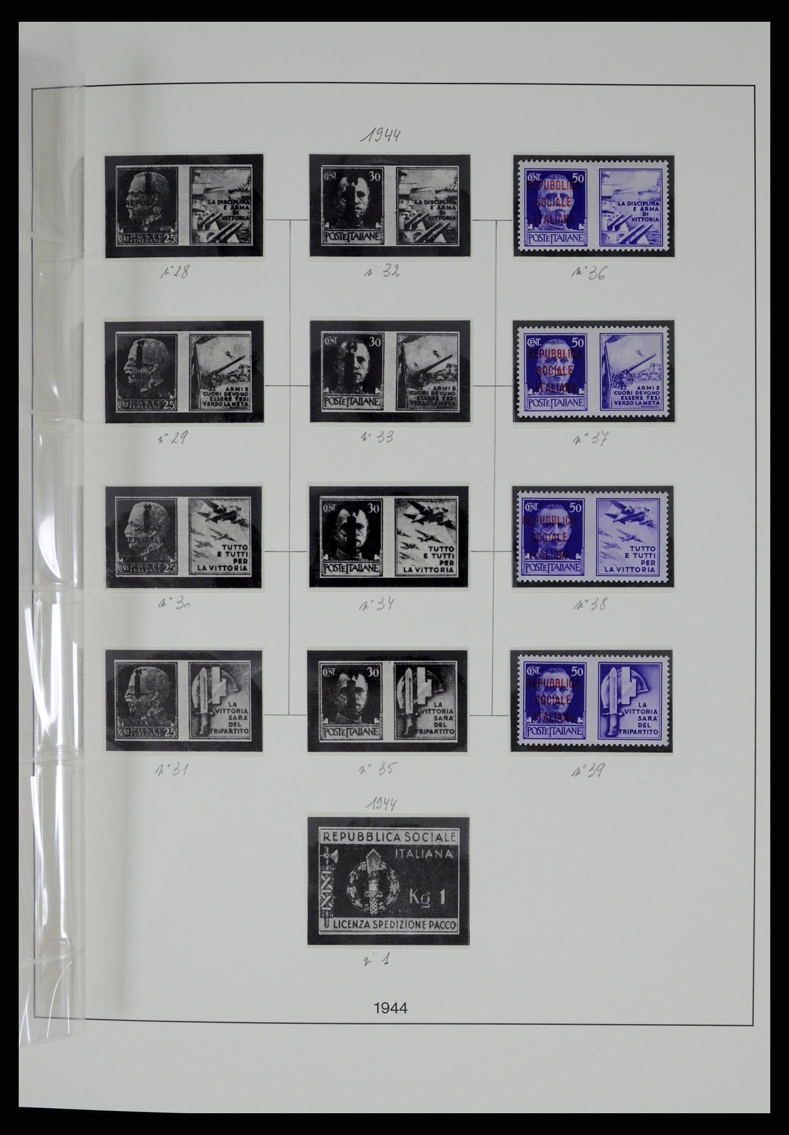 37250 076 - Stamp collection 37250 Italy 1862-1961.