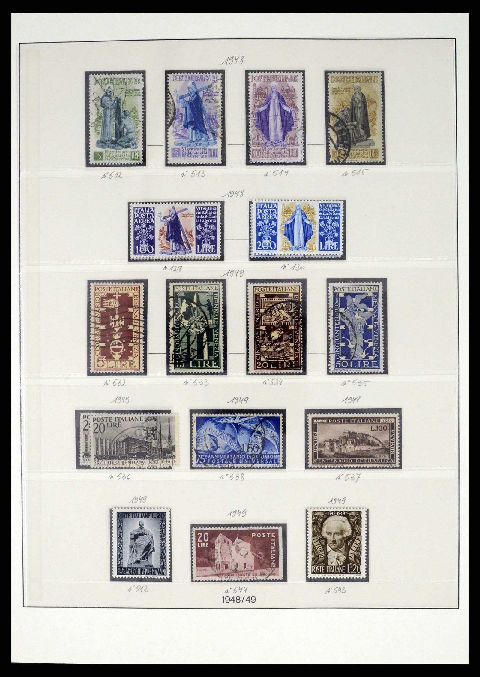 37250 081 - Stamp collection 37250 Italy 1862-1961.