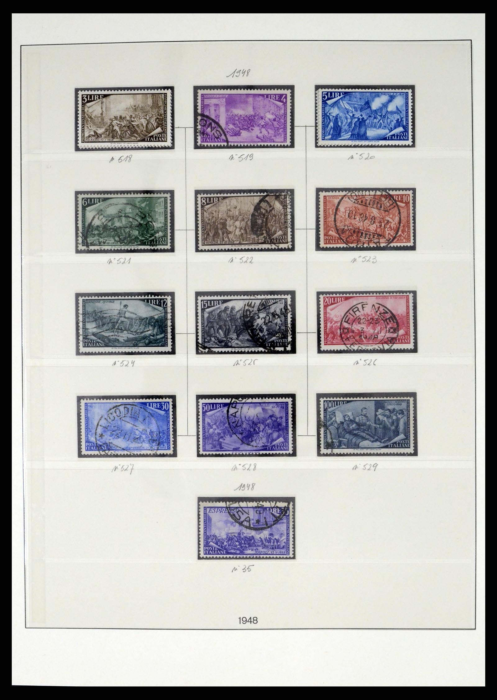 37250 083 - Postzegelverzameling 37250 Italië 1862-1961.