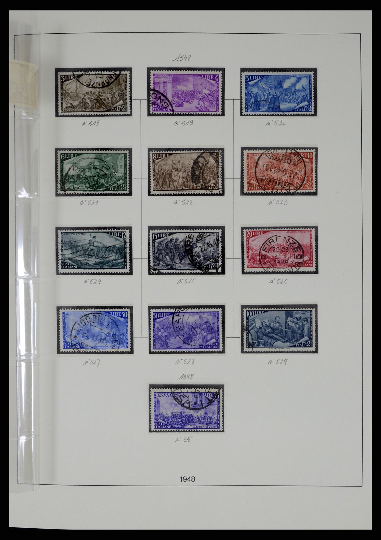 37250 084 - Stamp collection 37250 Italy 1862-1961.