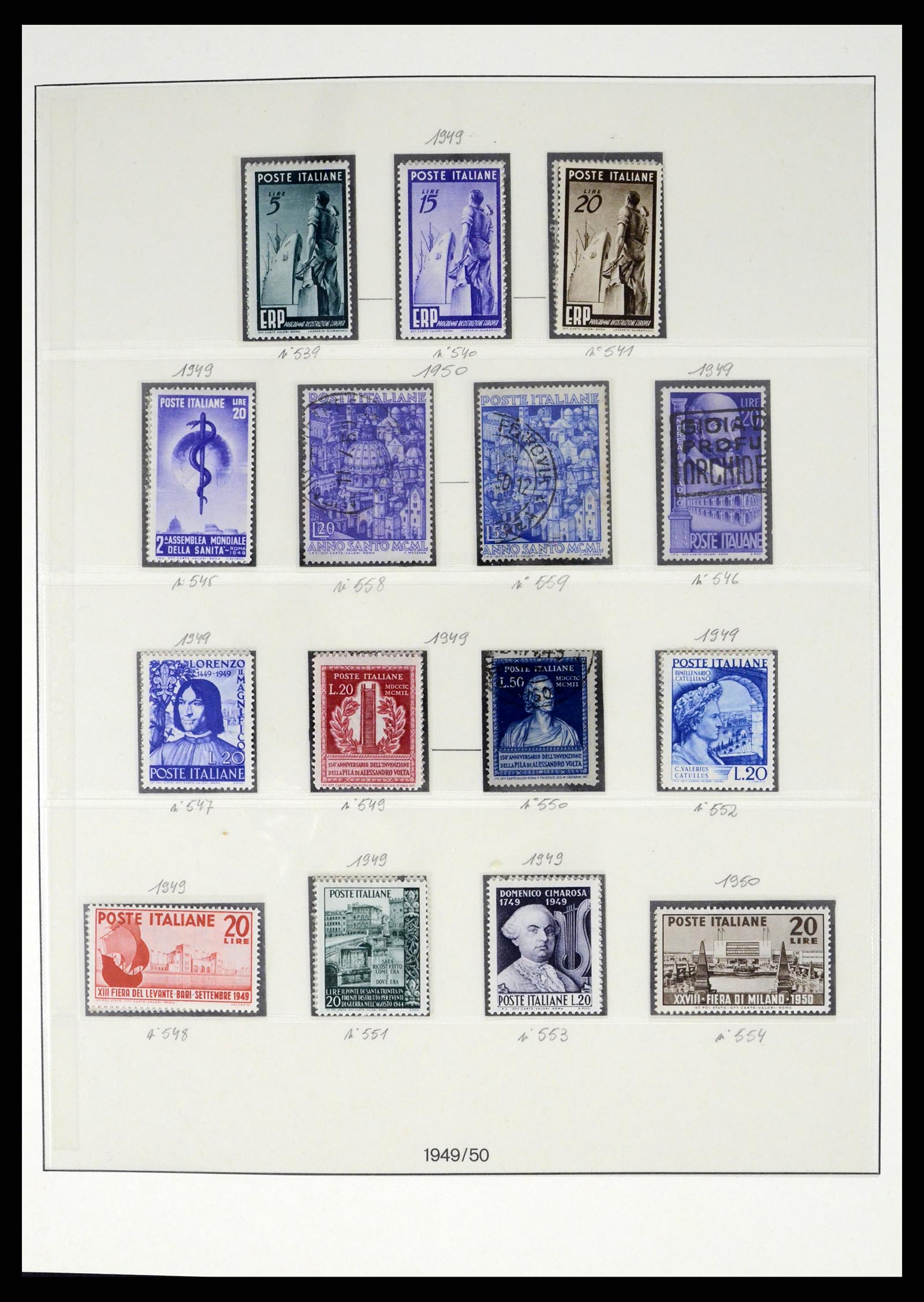 37250 085 - Postzegelverzameling 37250 Italië 1862-1961.