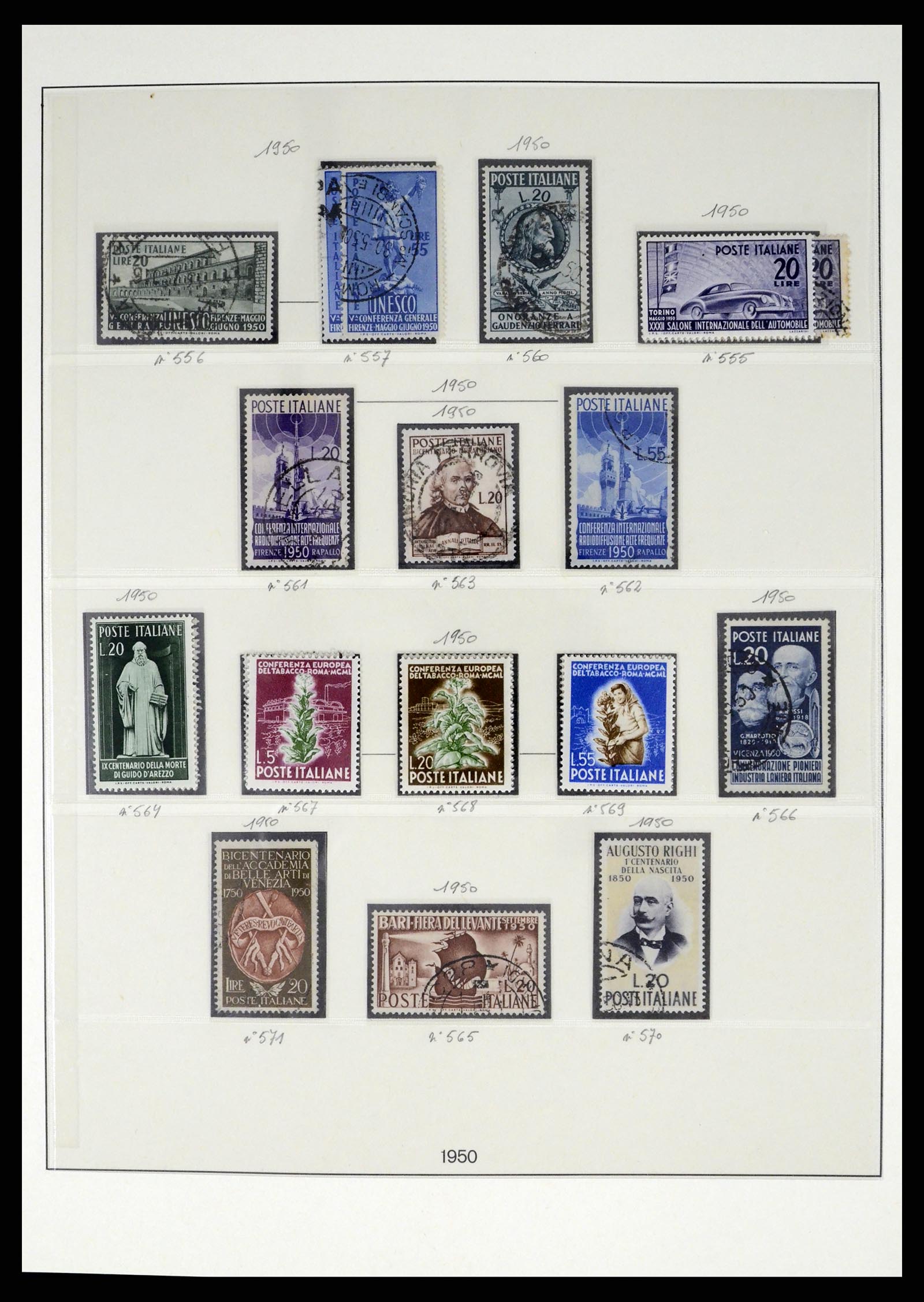 37250 087 - Stamp collection 37250 Italy 1862-1961.