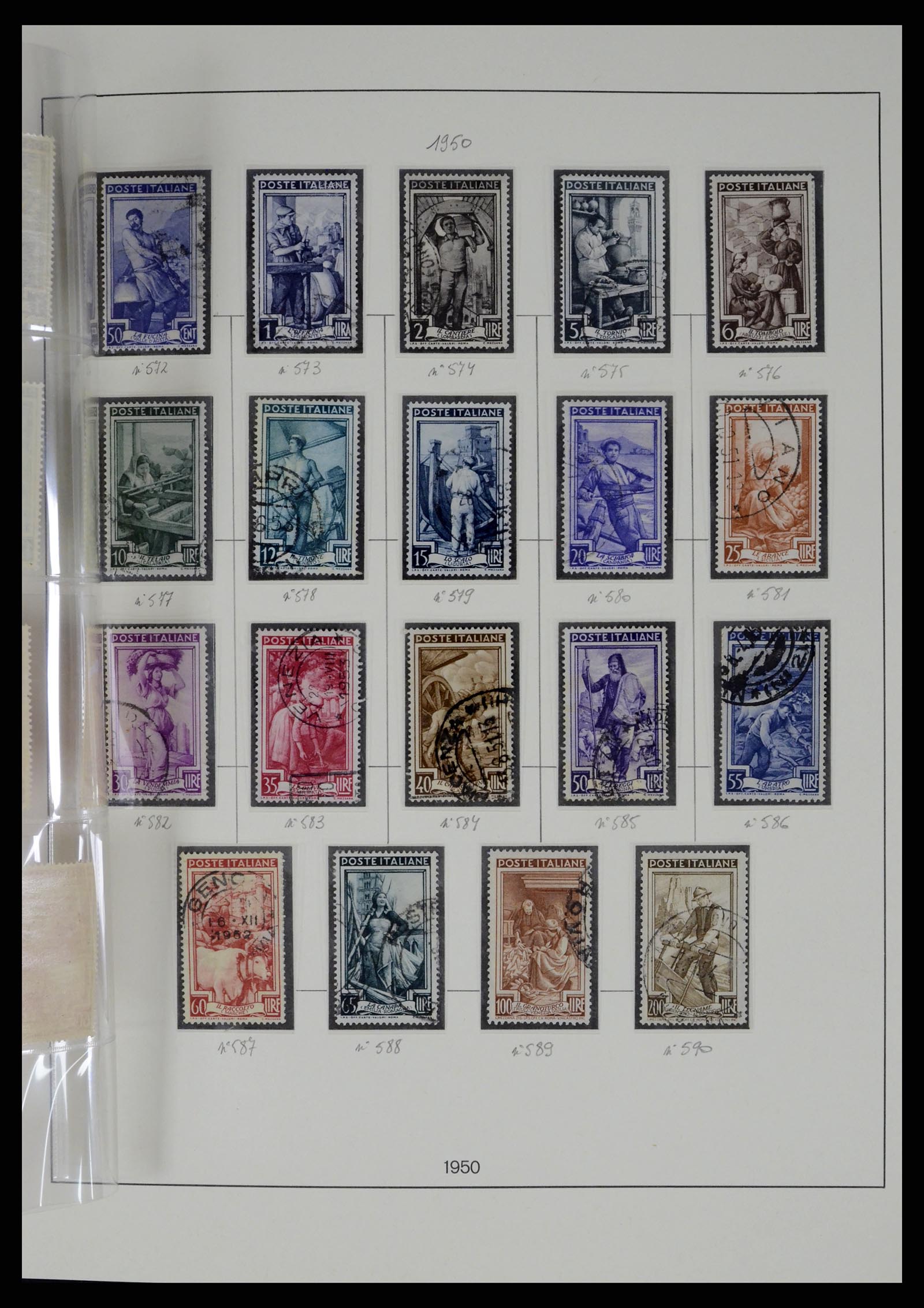 37250 090 - Postzegelverzameling 37250 Italië 1862-1961.