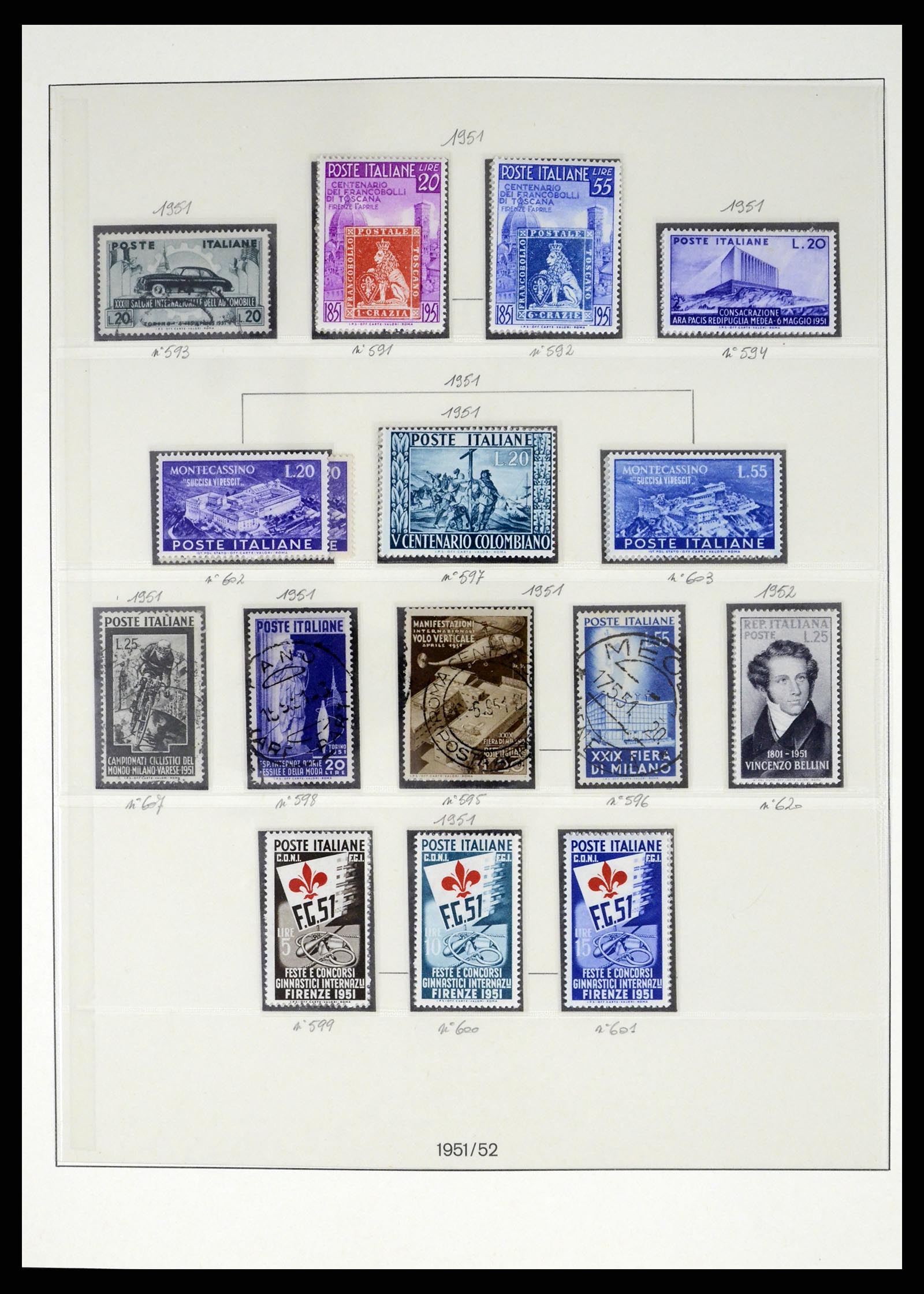37250 091 - Stamp collection 37250 Italy 1862-1961.