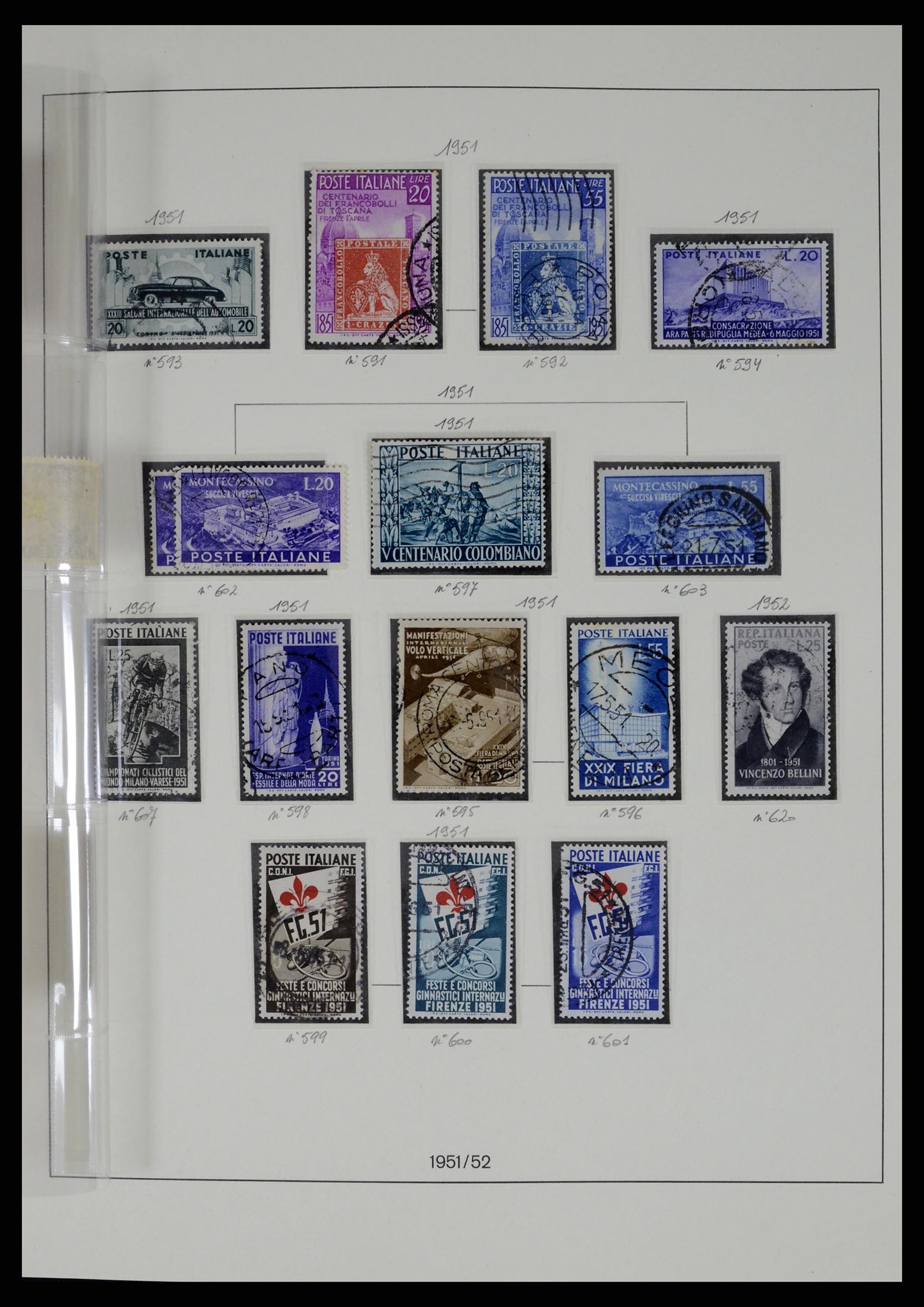 37250 092 - Stamp collection 37250 Italy 1862-1961.
