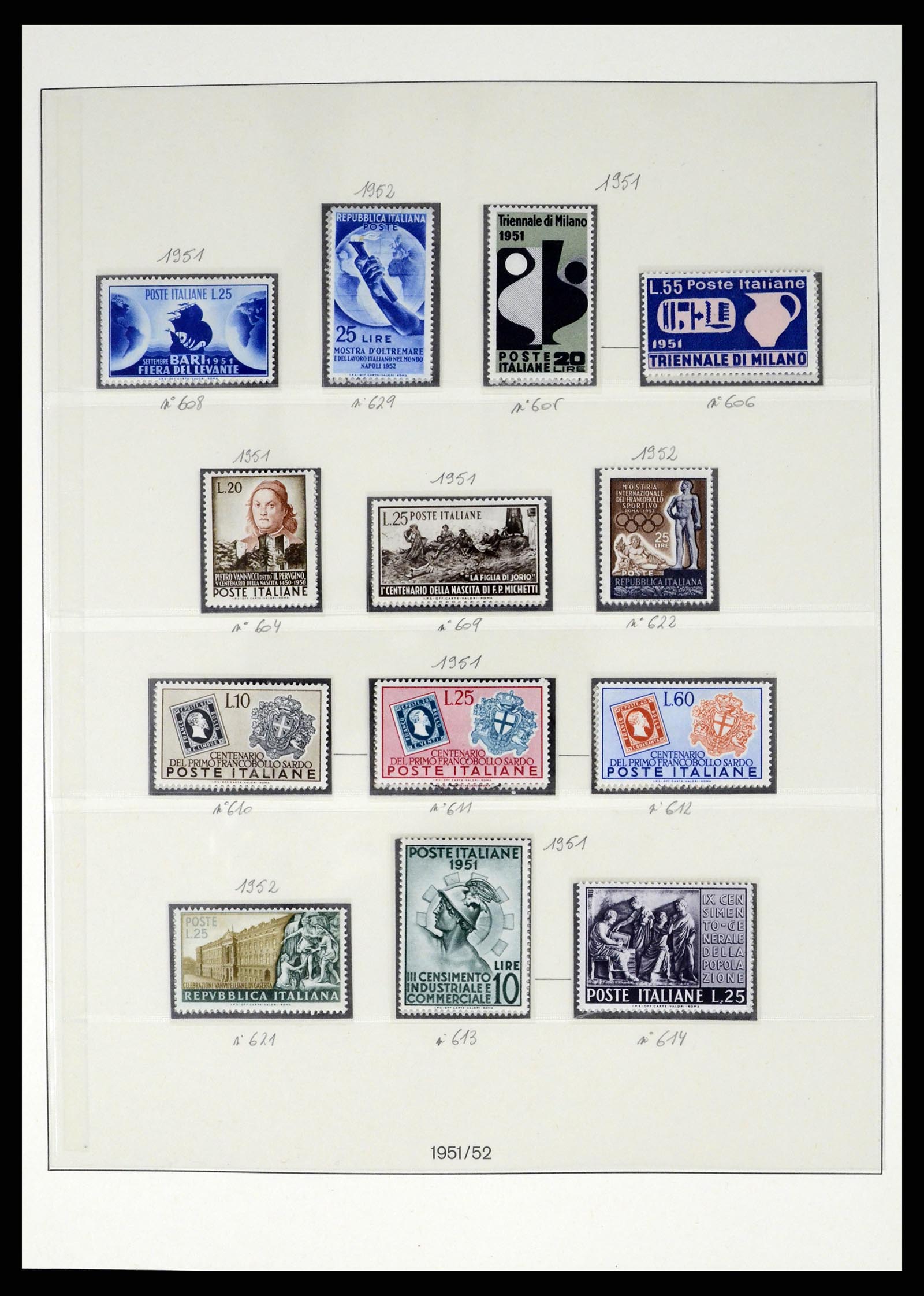 37250 093 - Postzegelverzameling 37250 Italië 1862-1961.