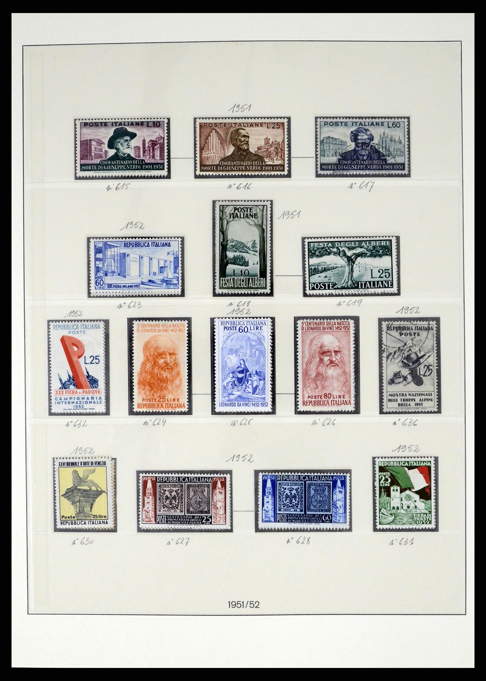 37250 095 - Stamp collection 37250 Italy 1862-1961.