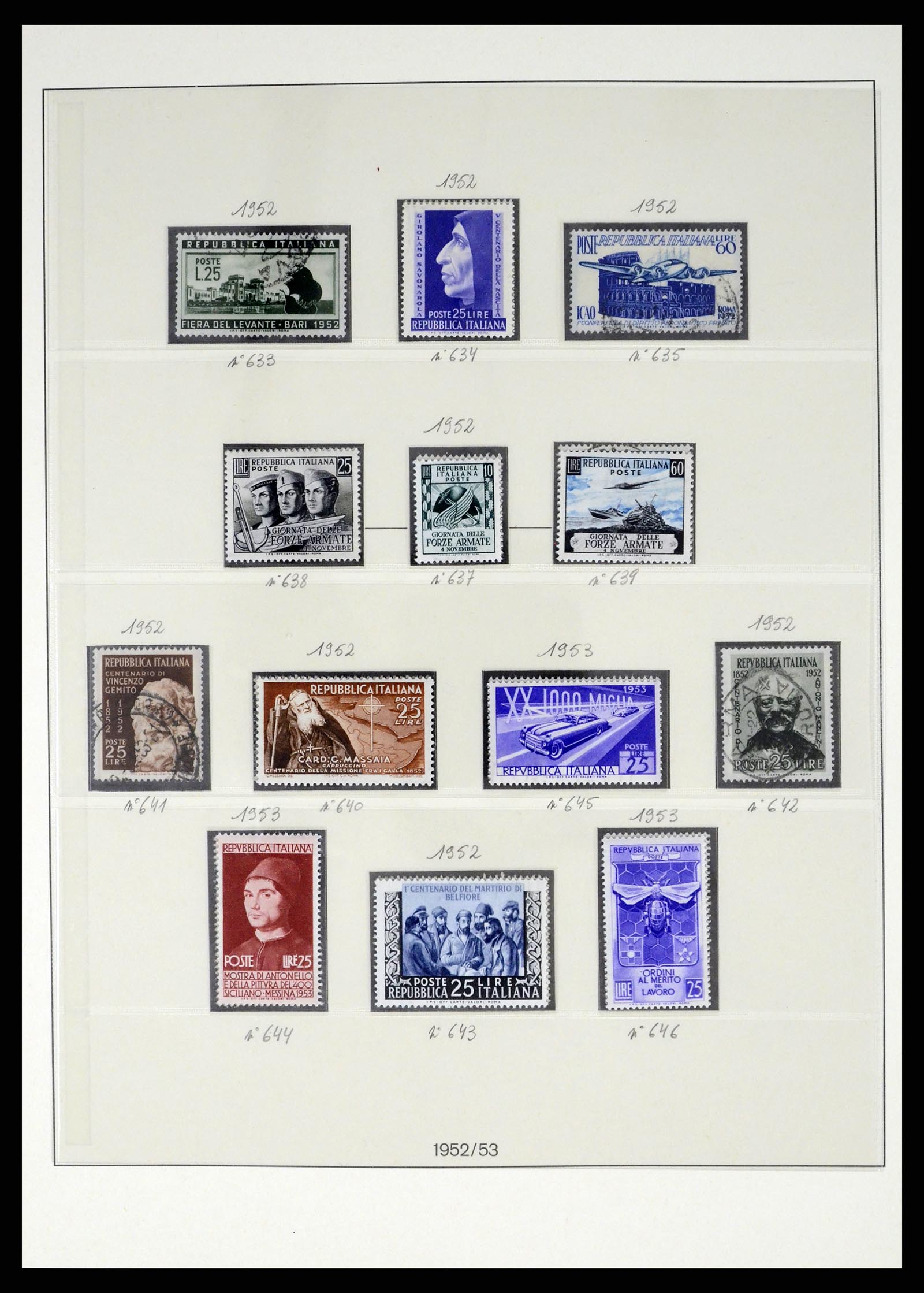 37250 097 - Stamp collection 37250 Italy 1862-1961.