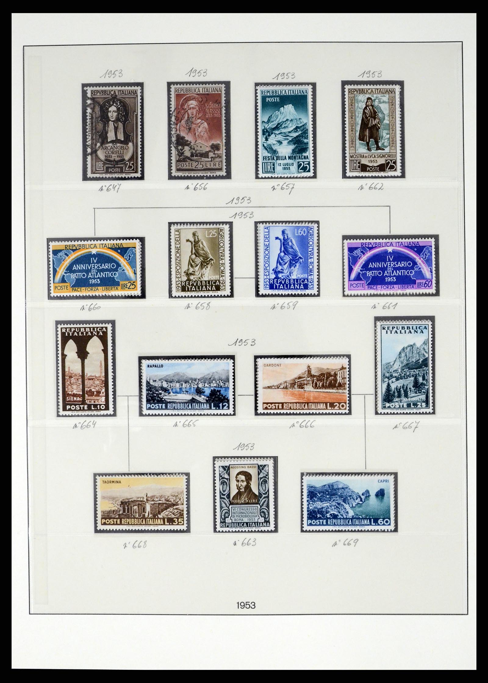 37250 099 - Stamp collection 37250 Italy 1862-1961.