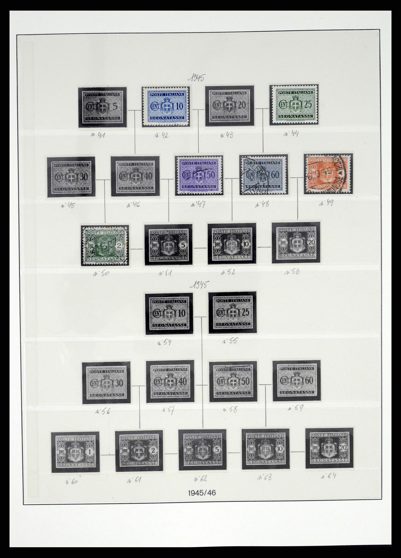37250 158 - Stamp collection 37250 Italy 1862-1961.