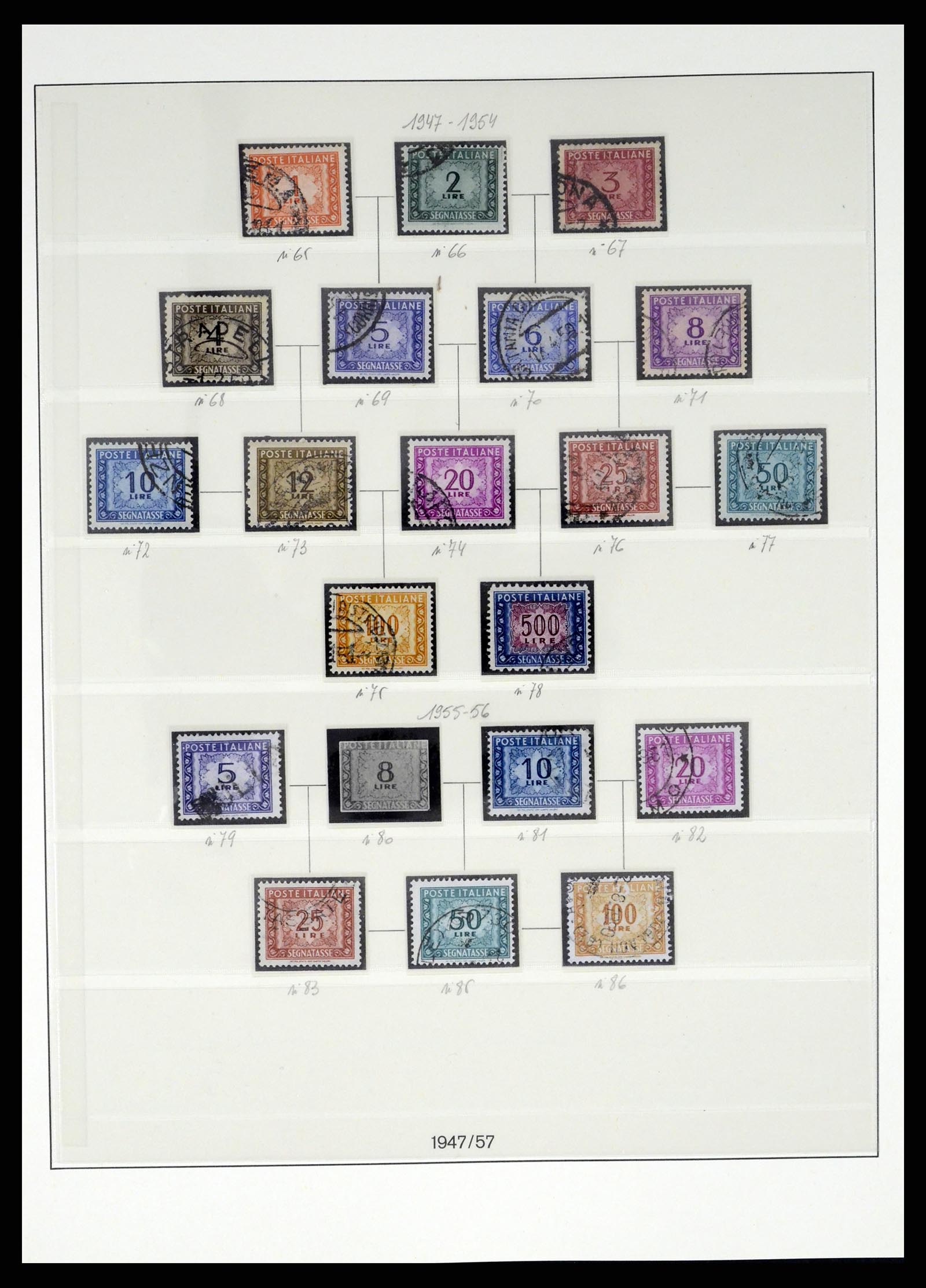 37250 160 - Stamp collection 37250 Italy 1862-1961.