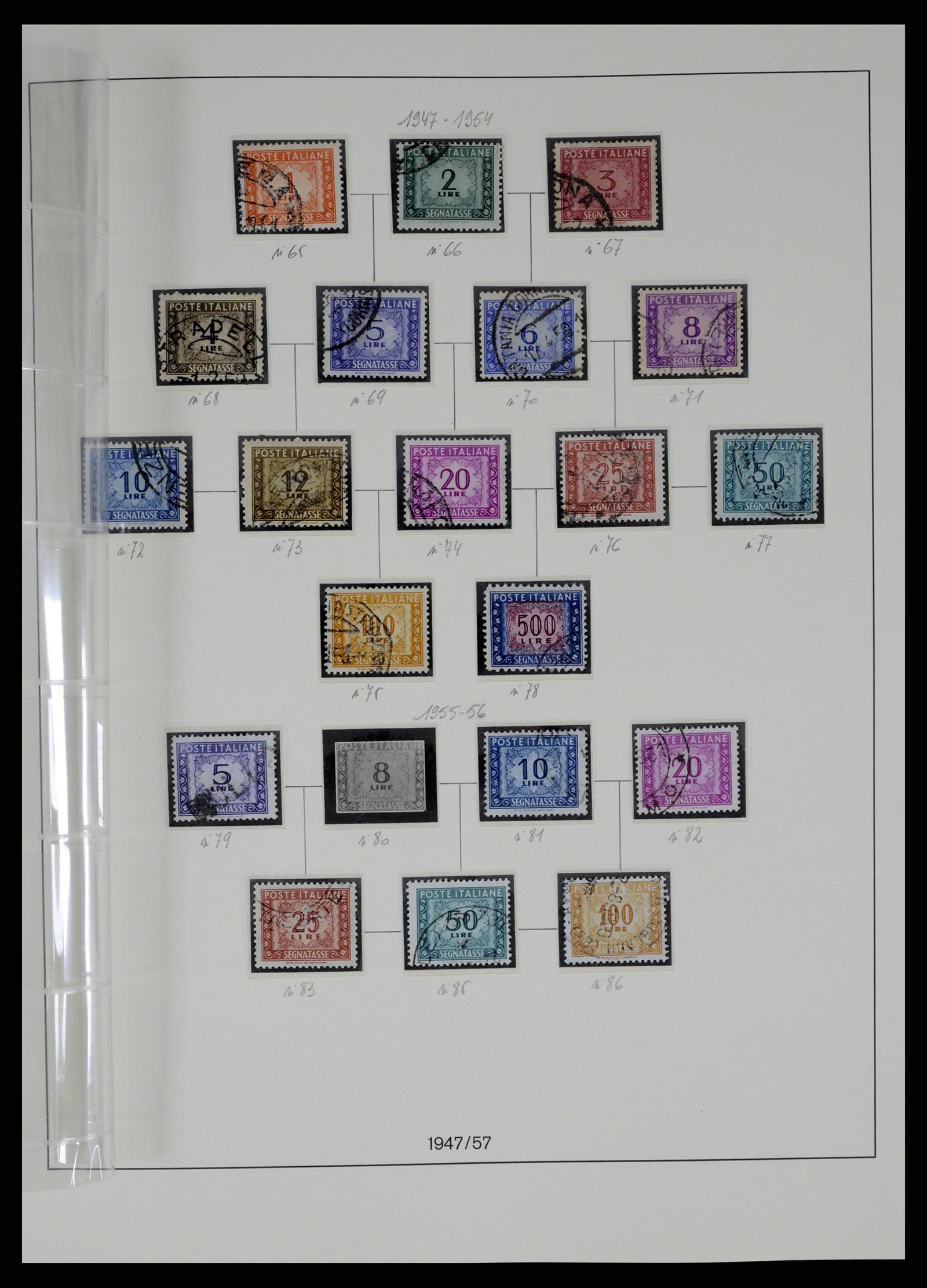 37250 161 - Stamp collection 37250 Italy 1862-1961.
