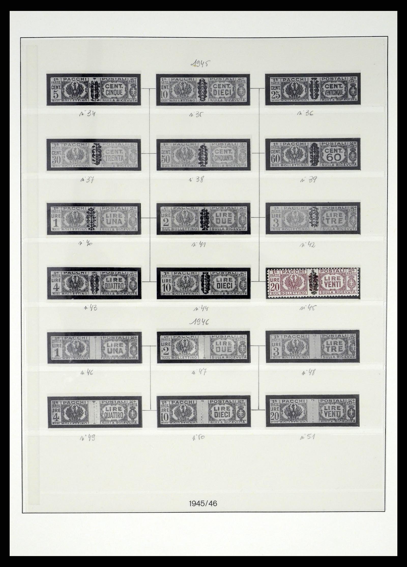 37250 163 - Stamp collection 37250 Italy 1862-1961.