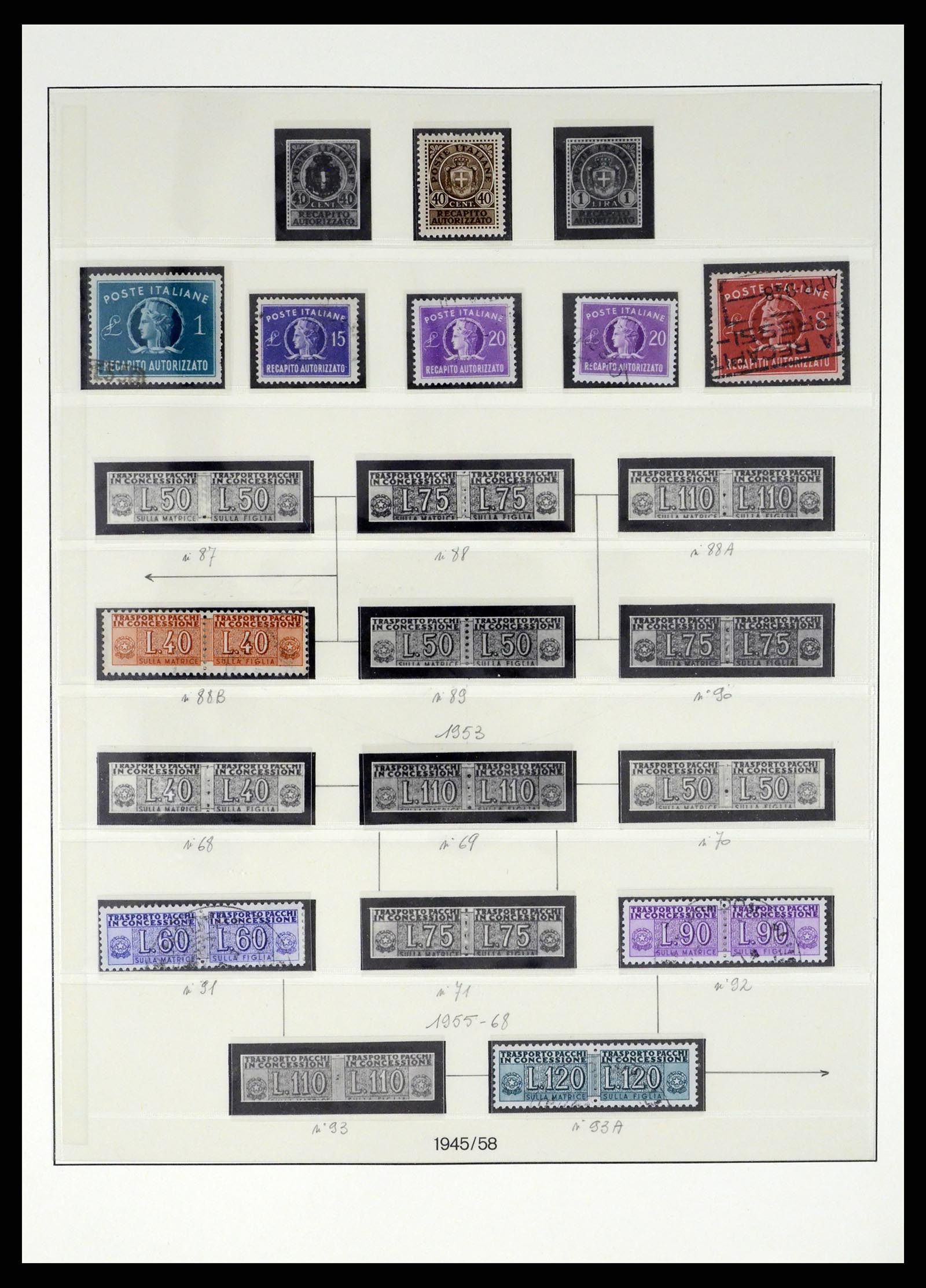 37250 167 - Stamp collection 37250 Italy 1862-1961.
