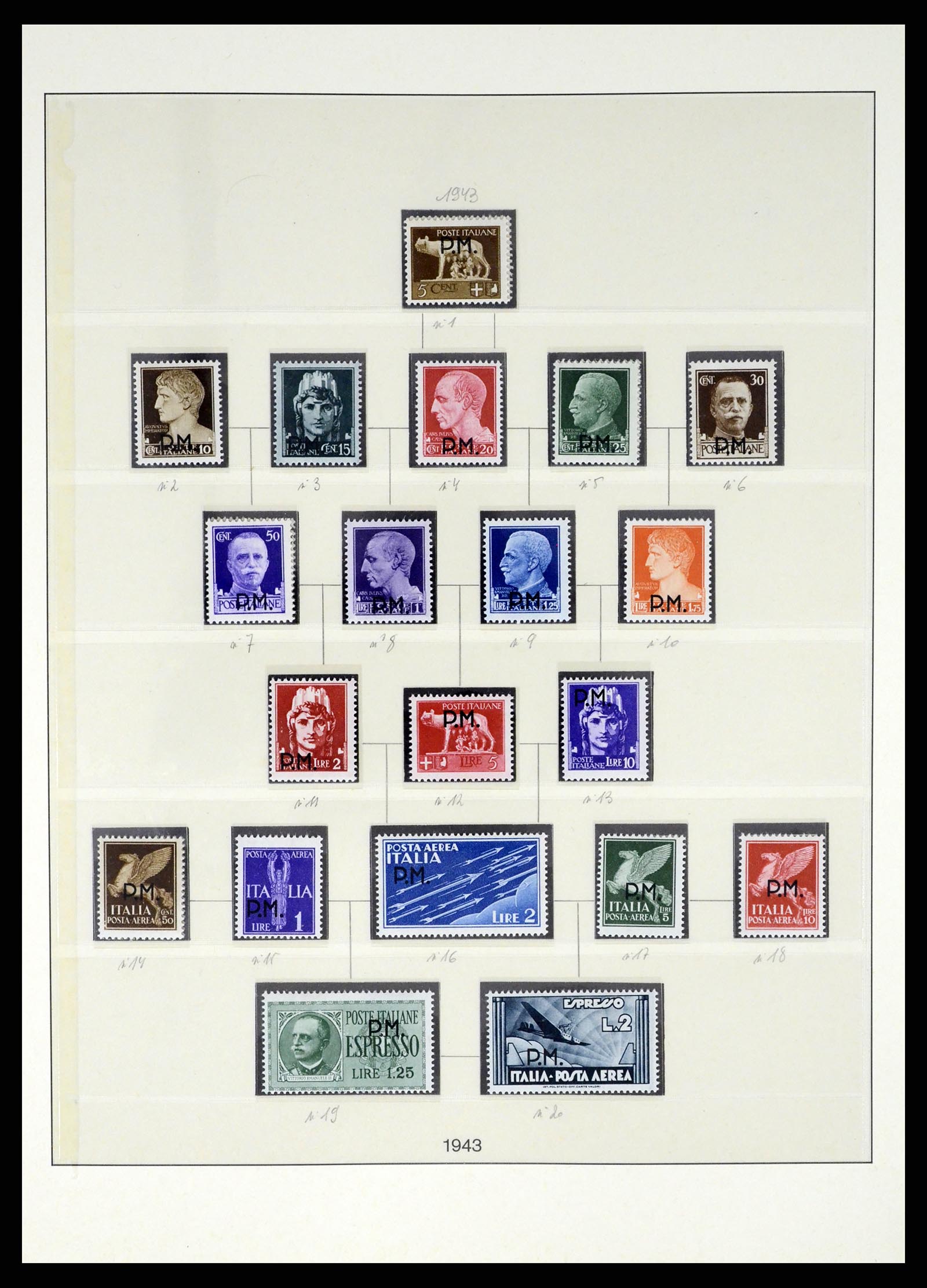 37250 170 - Stamp collection 37250 Italy 1862-1961.
