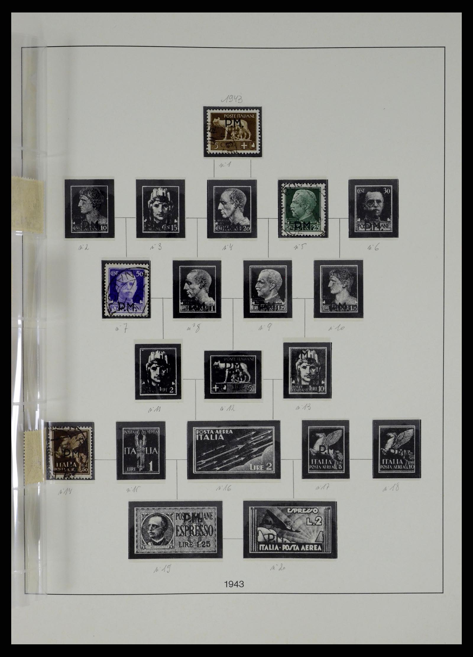 37250 171 - Stamp collection 37250 Italy 1862-1961.
