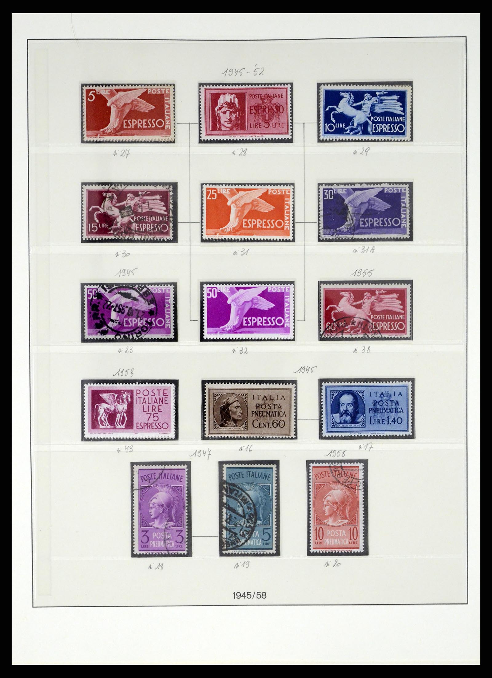 37250 174 - Stamp collection 37250 Italy 1862-1961.