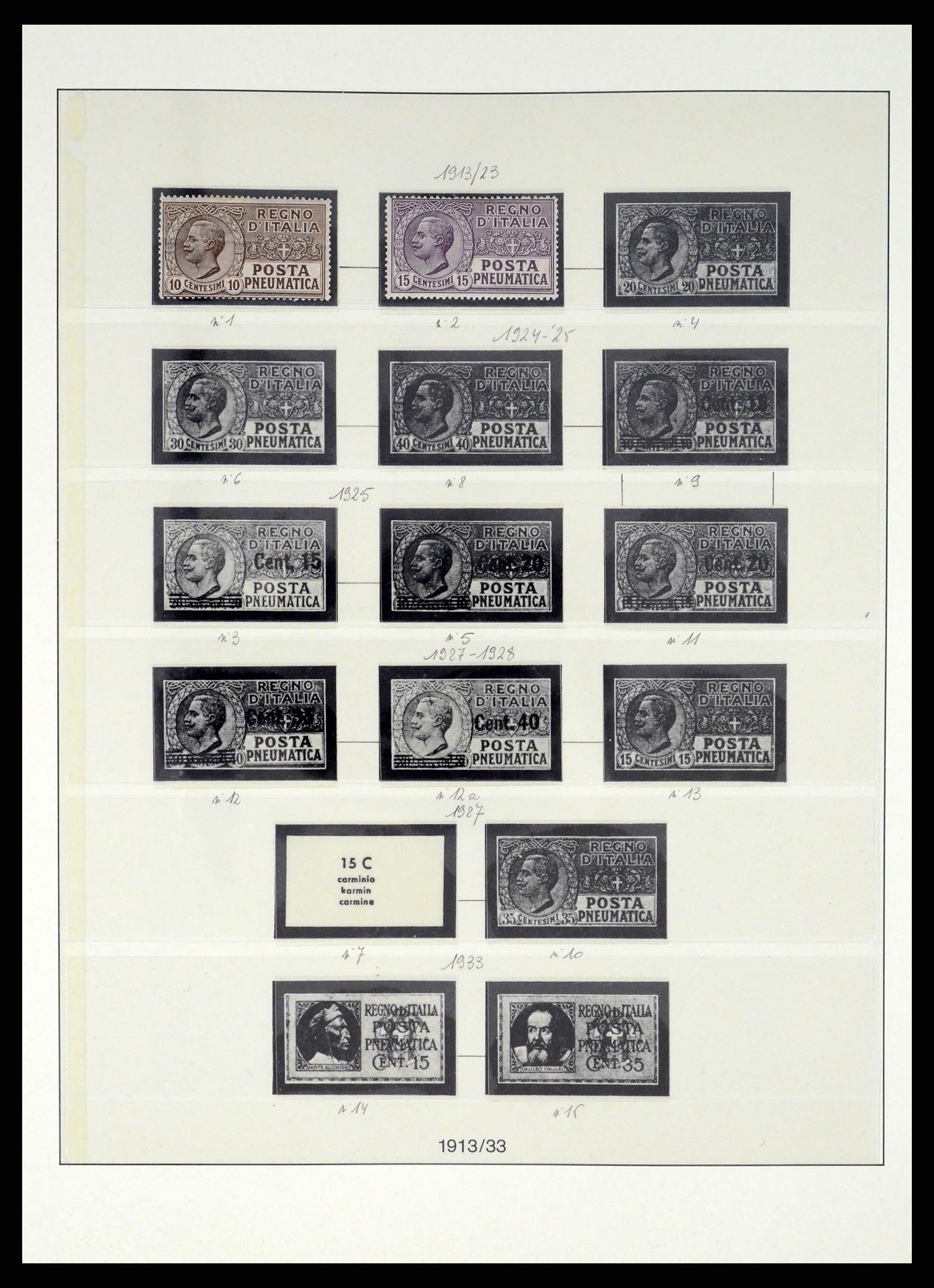 37250 176 - Stamp collection 37250 Italy 1862-1961.