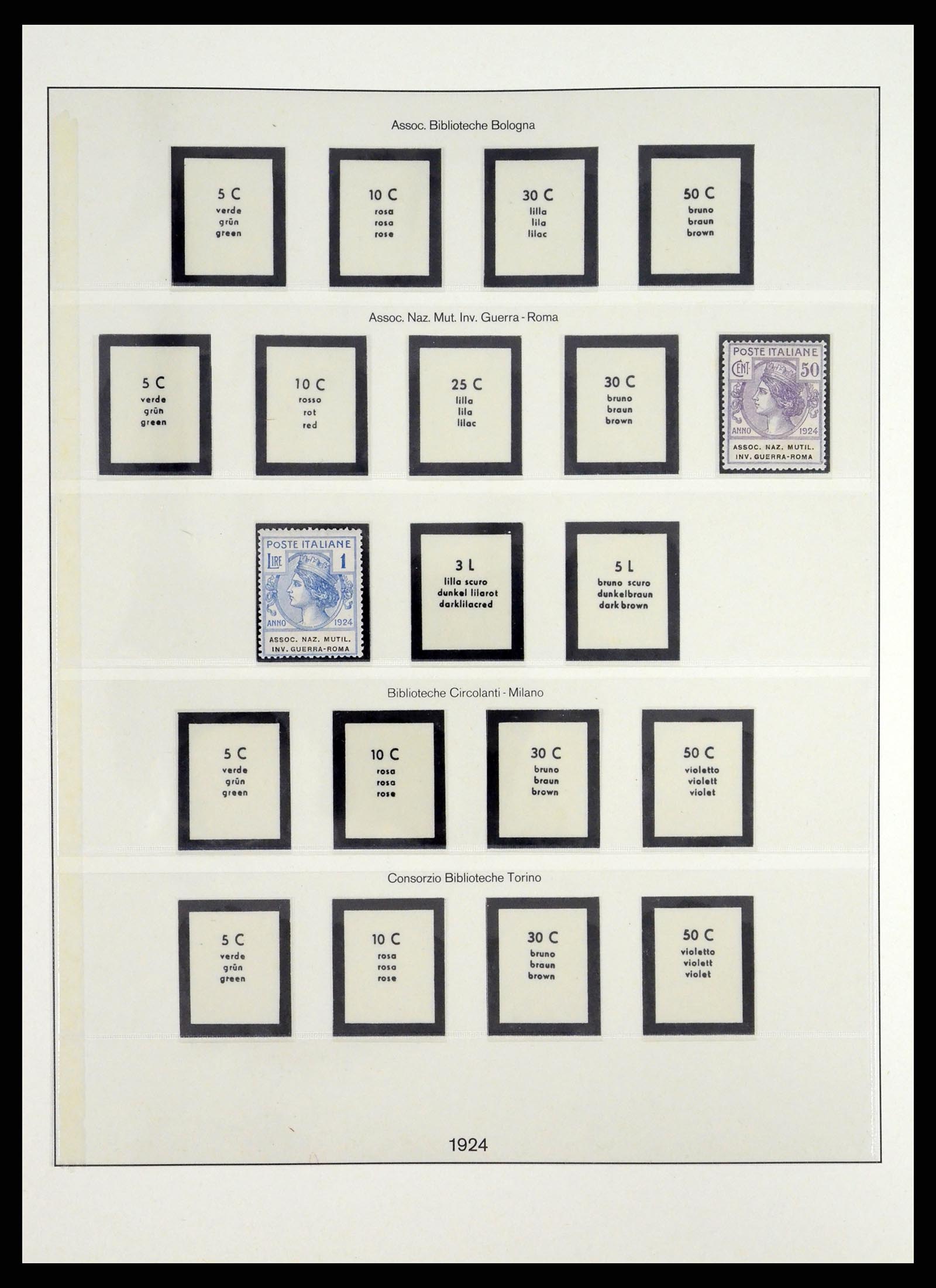 37250 181 - Postzegelverzameling 37250 Italië 1862-1961.