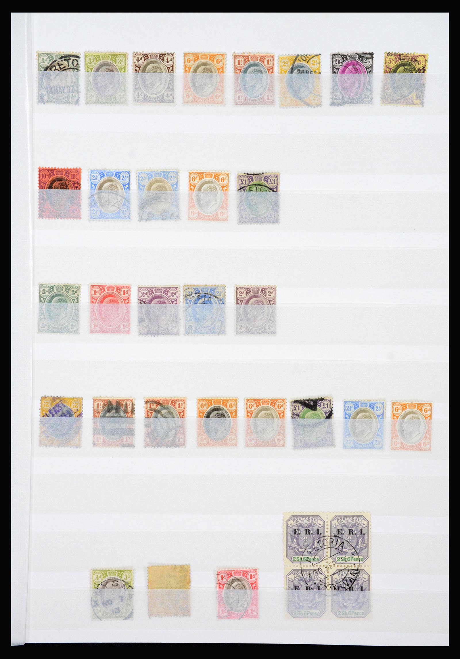 37251 014 - Postzegelverzameling 37251 Brits Zuidelijk Afrika 1880-1960.