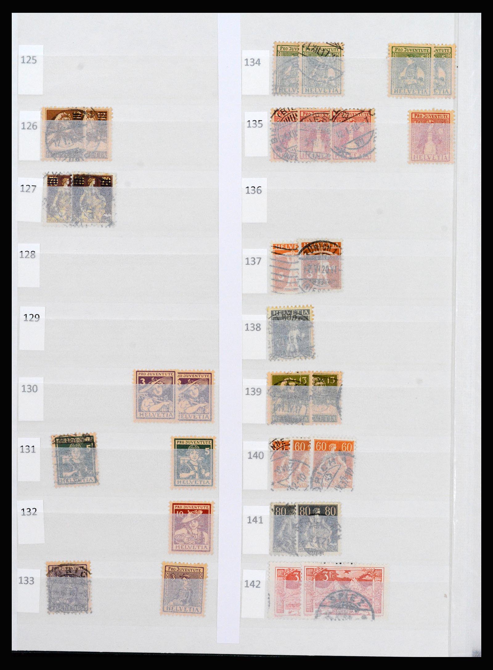 37252 004 - Postzegelverzameling 37252 Zwitserland 1900-2011.