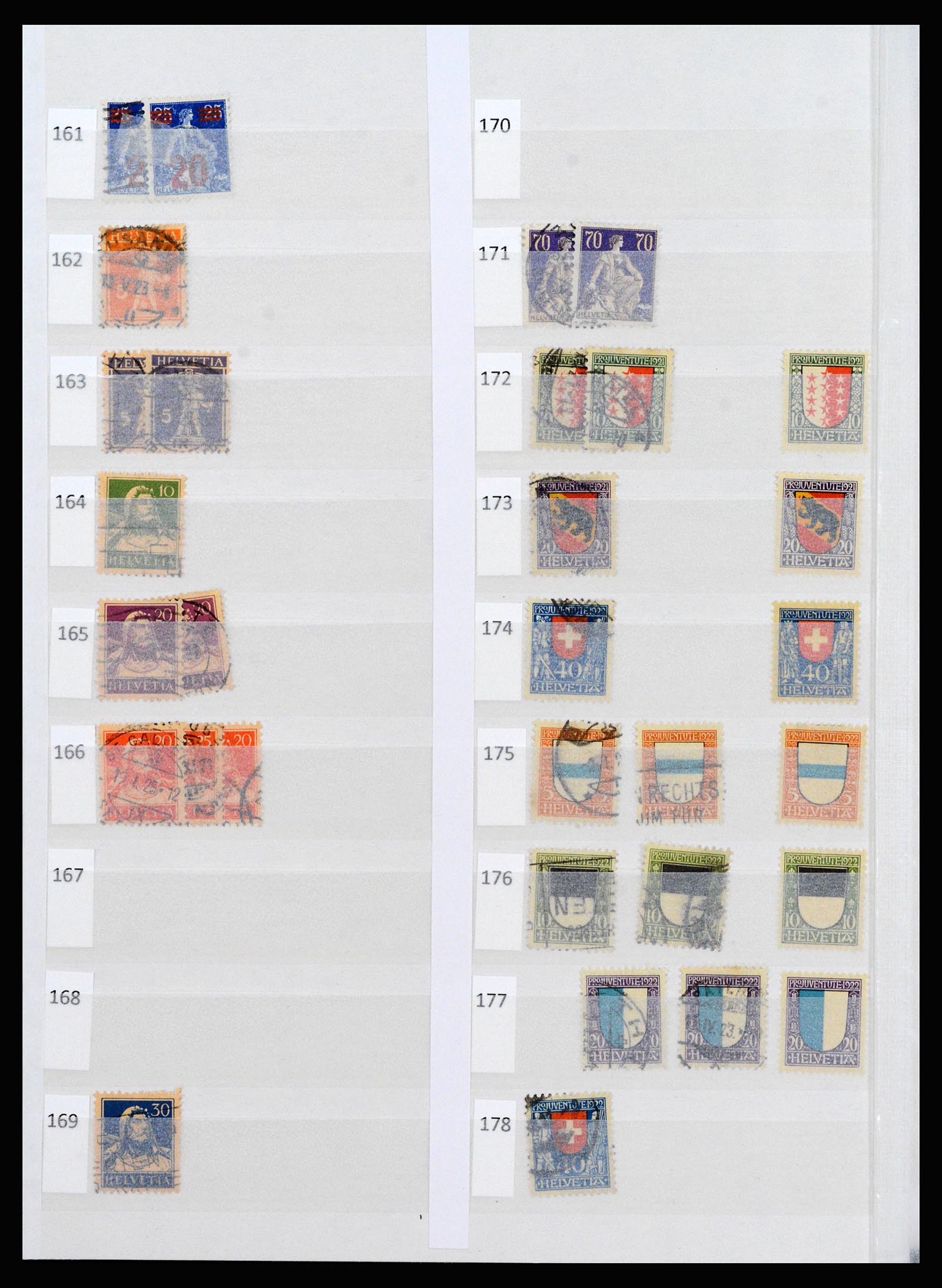 37252 006 - Postzegelverzameling 37252 Zwitserland 1900-2011.