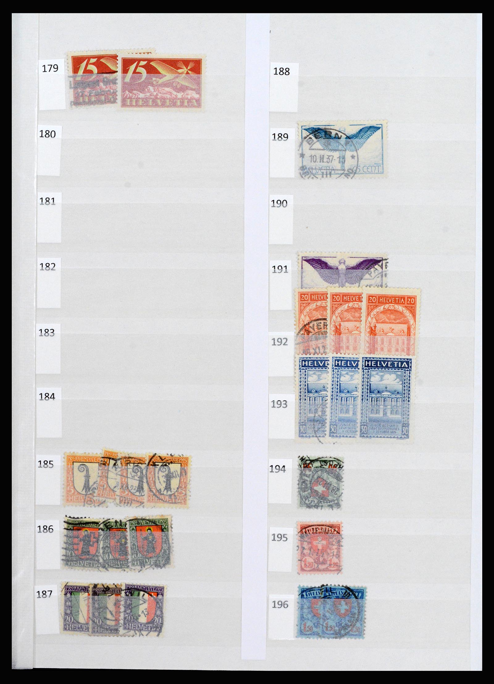 37252 007 - Stamp collection 37252 Switzerland 1900-2011.