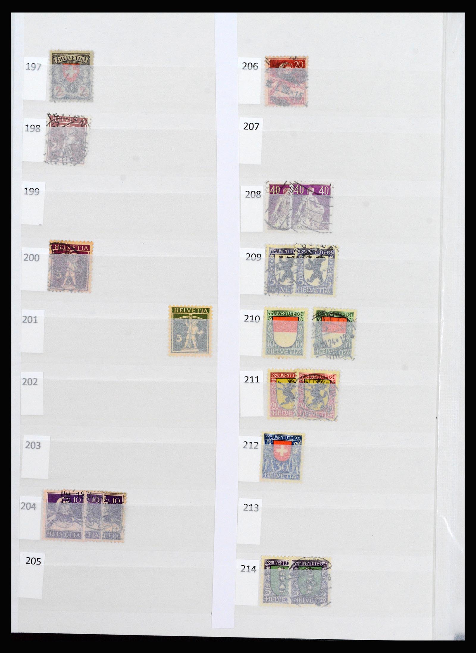 37252 008 - Postzegelverzameling 37252 Zwitserland 1900-2011.