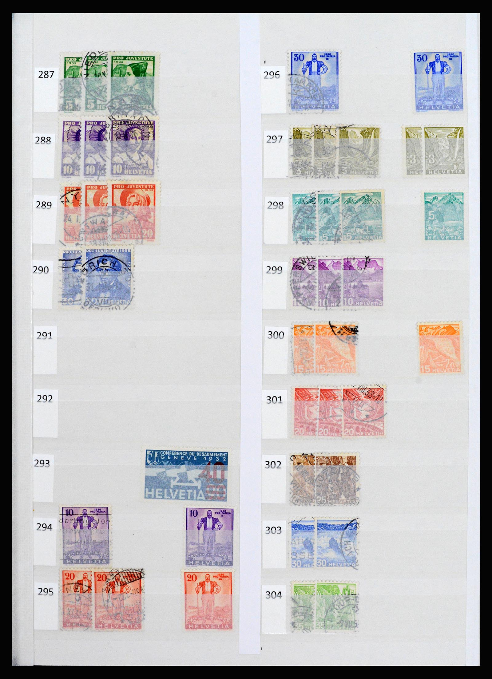 37252 013 - Stamp collection 37252 Switzerland 1900-2011.