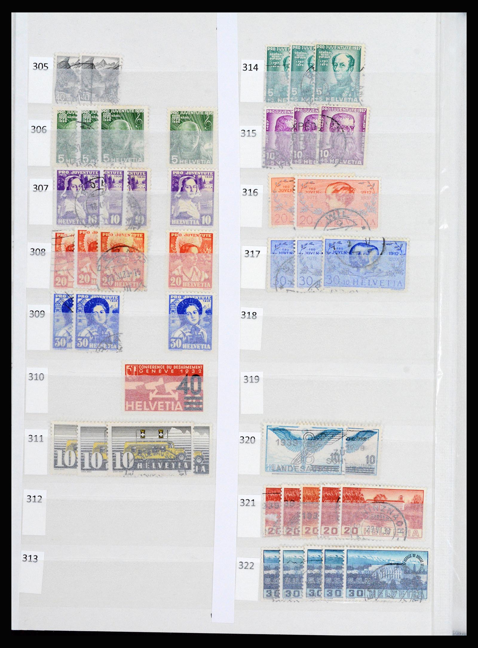 37252 014 - Postzegelverzameling 37252 Zwitserland 1900-2011.