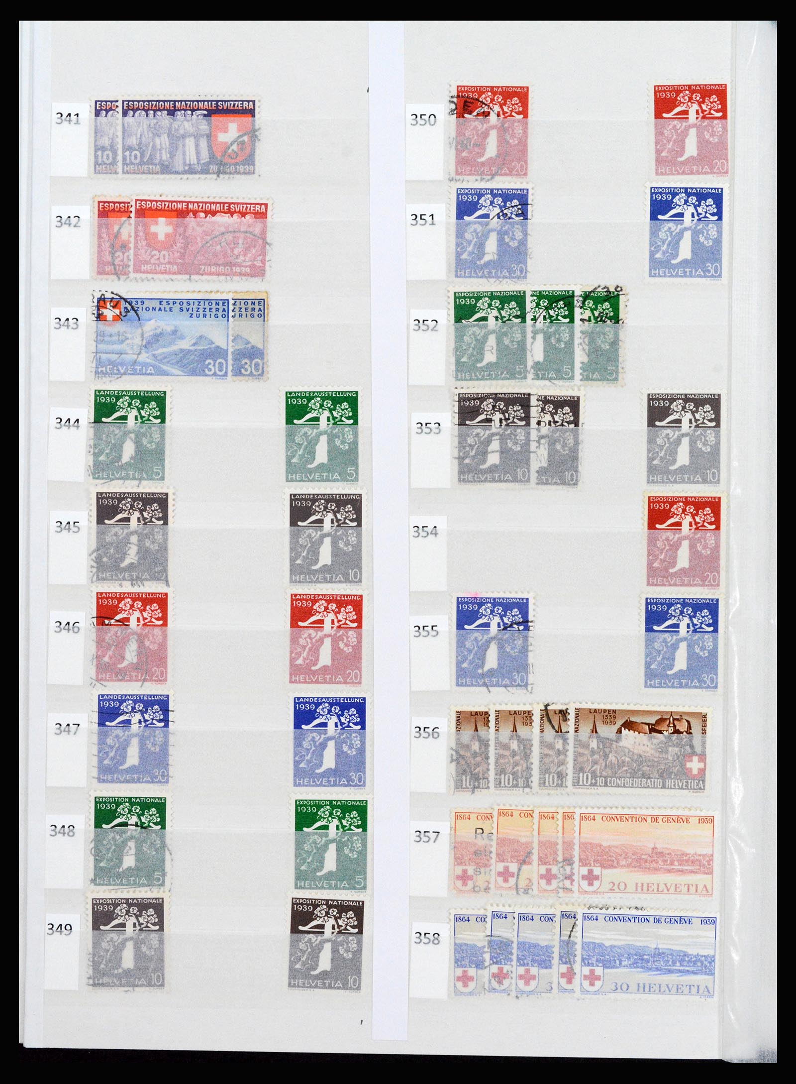 37252 016 - Postzegelverzameling 37252 Zwitserland 1900-2011.