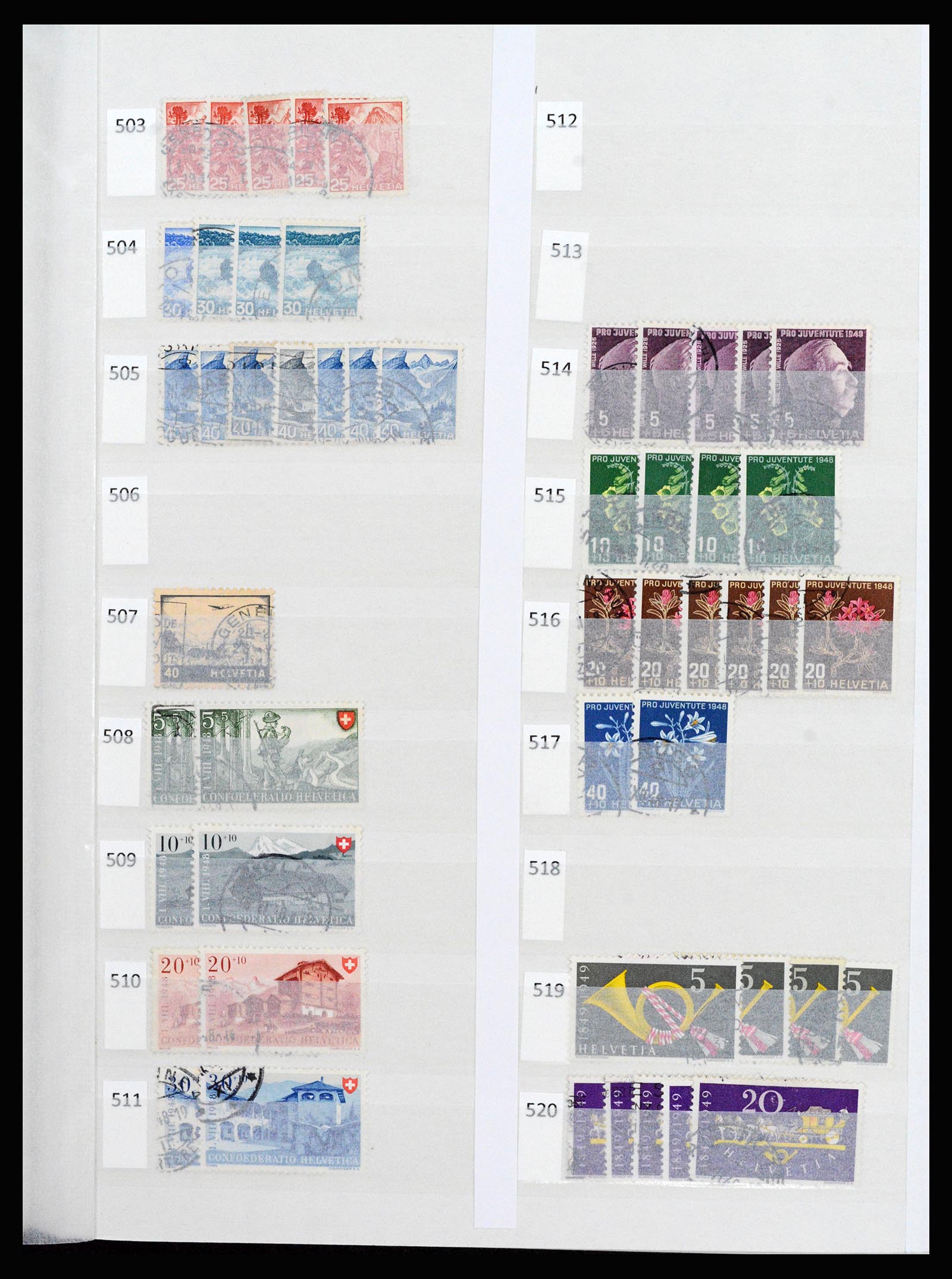 37252 025 - Stamp collection 37252 Switzerland 1900-2011.