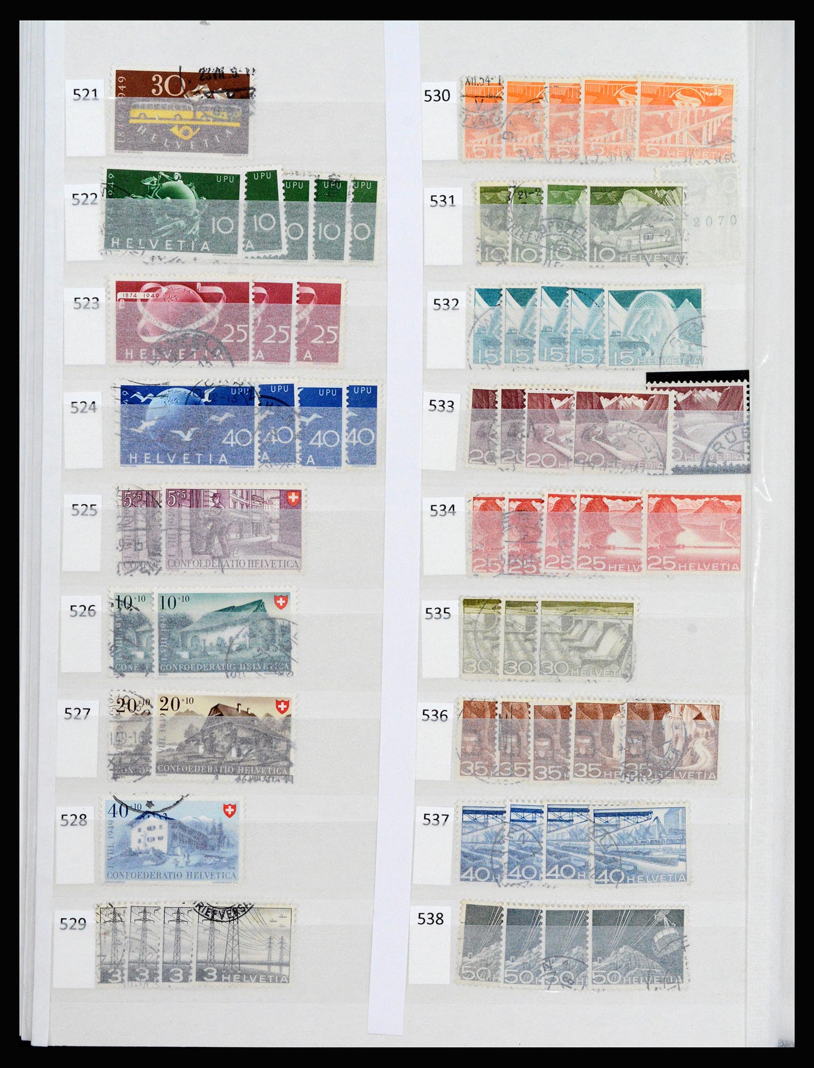37252 026 - Postzegelverzameling 37252 Zwitserland 1900-2011.