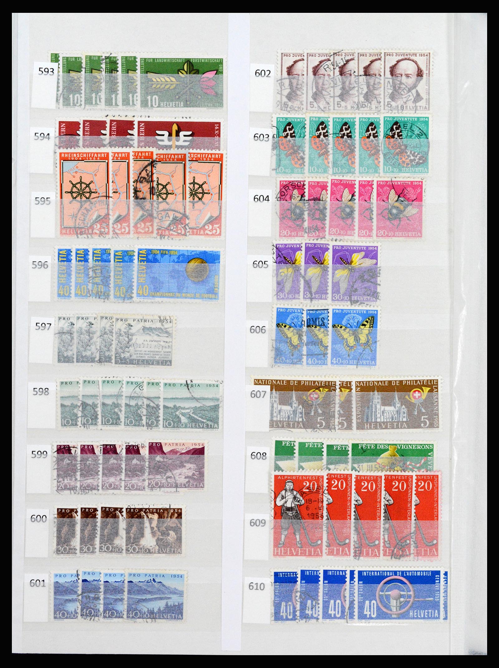 37252 031 - Postzegelverzameling 37252 Zwitserland 1900-2011.