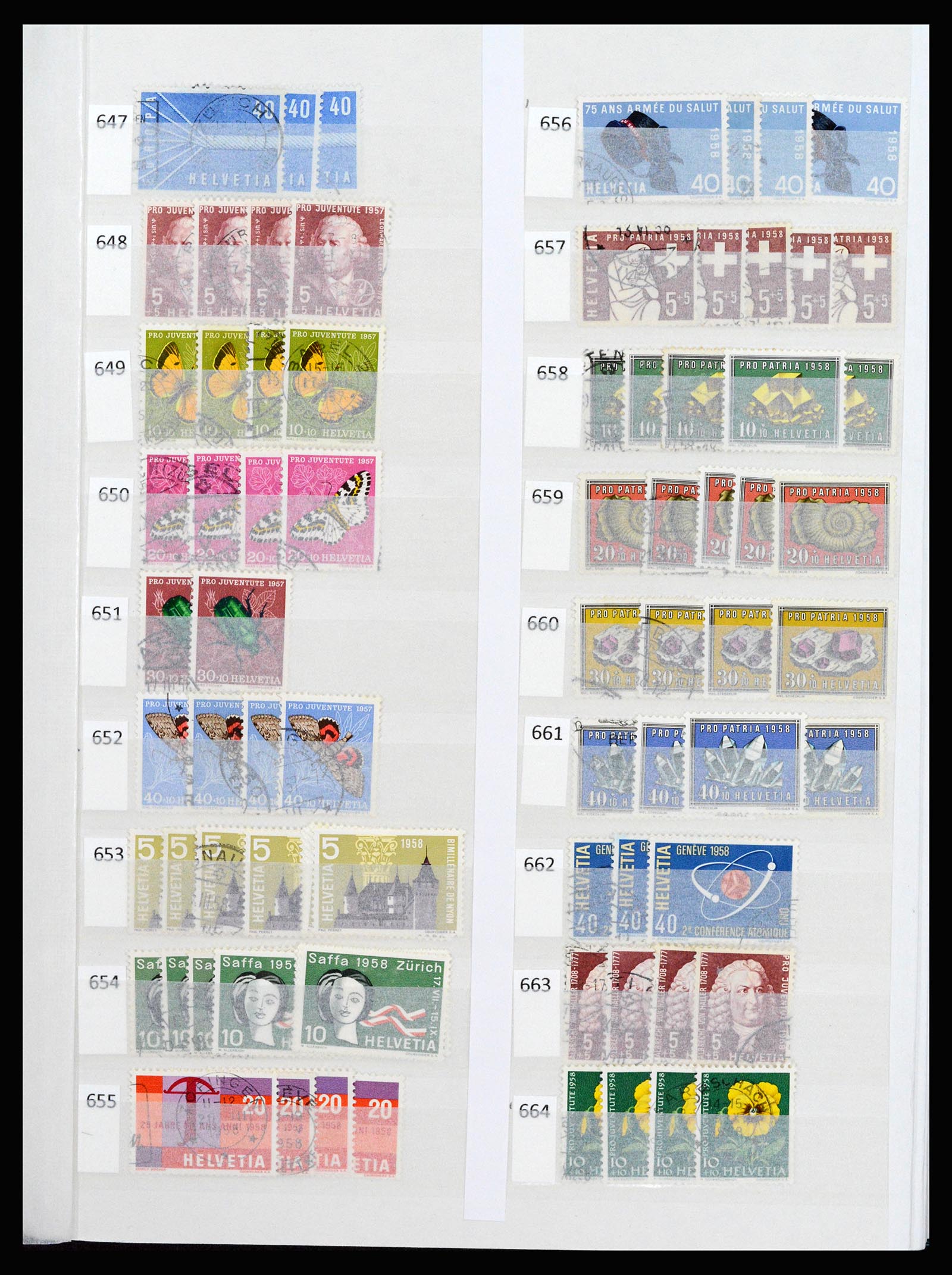 37252 034 - Postzegelverzameling 37252 Zwitserland 1900-2011.
