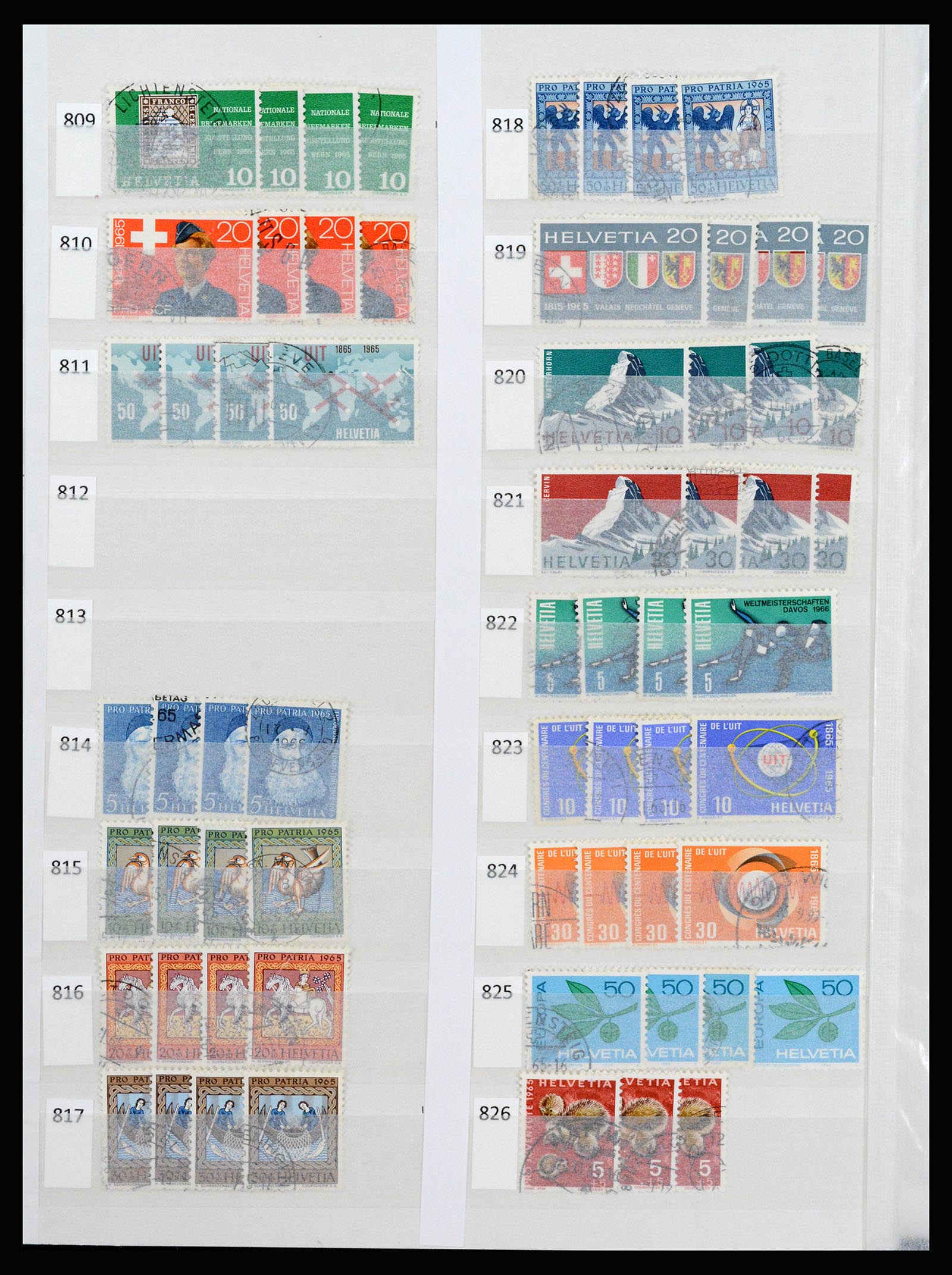 37252 043 - Postzegelverzameling 37252 Zwitserland 1900-2011.