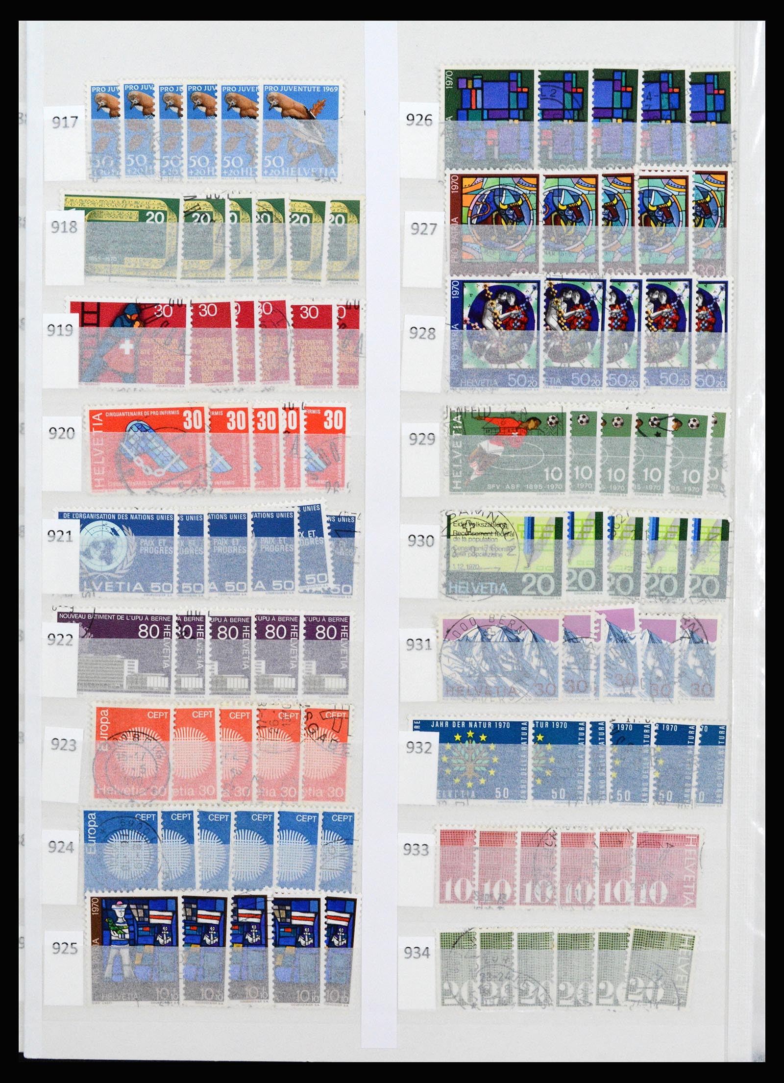 37252 049 - Postzegelverzameling 37252 Zwitserland 1900-2011.