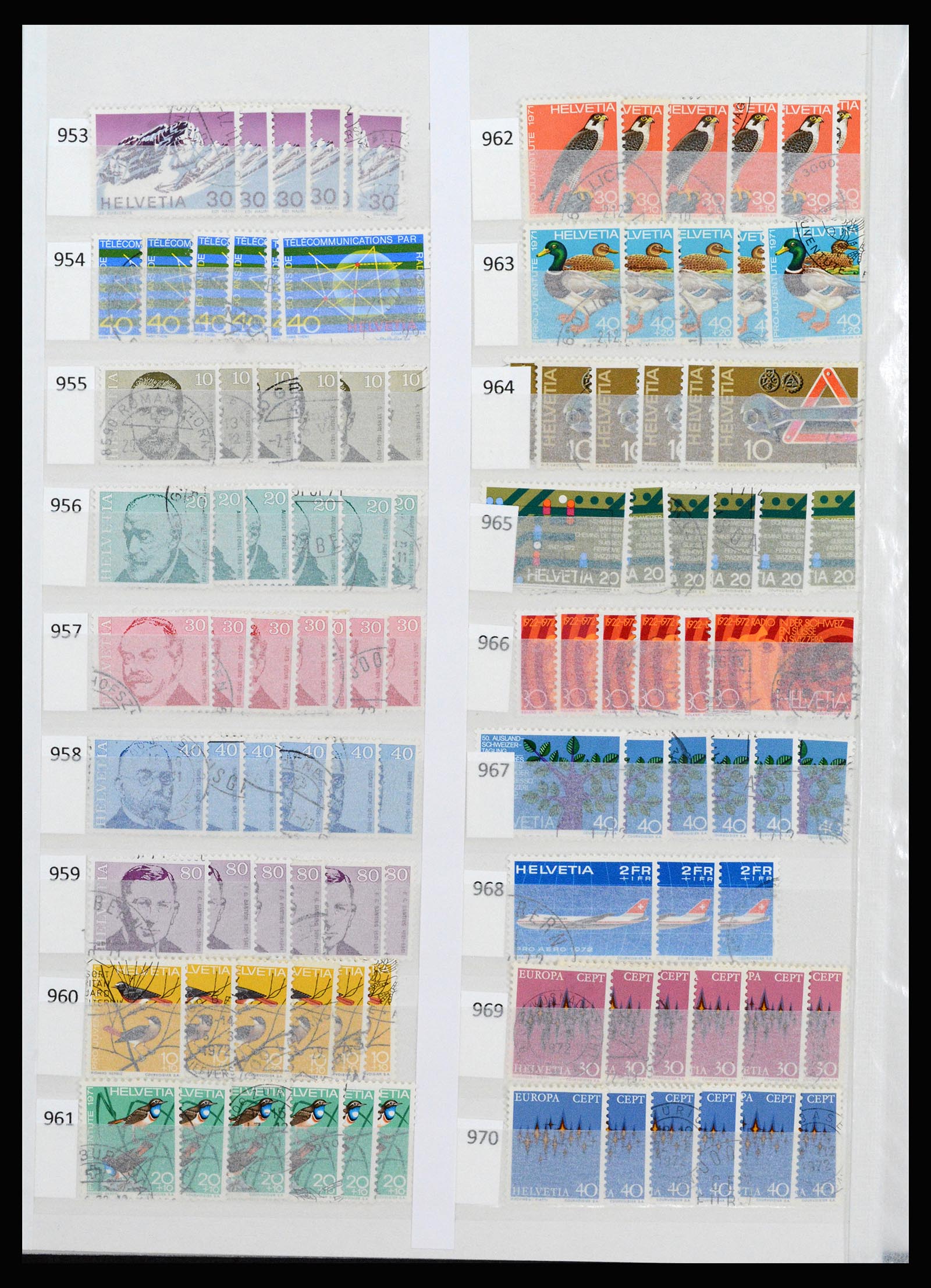 37252 051 - Postzegelverzameling 37252 Zwitserland 1900-2011.