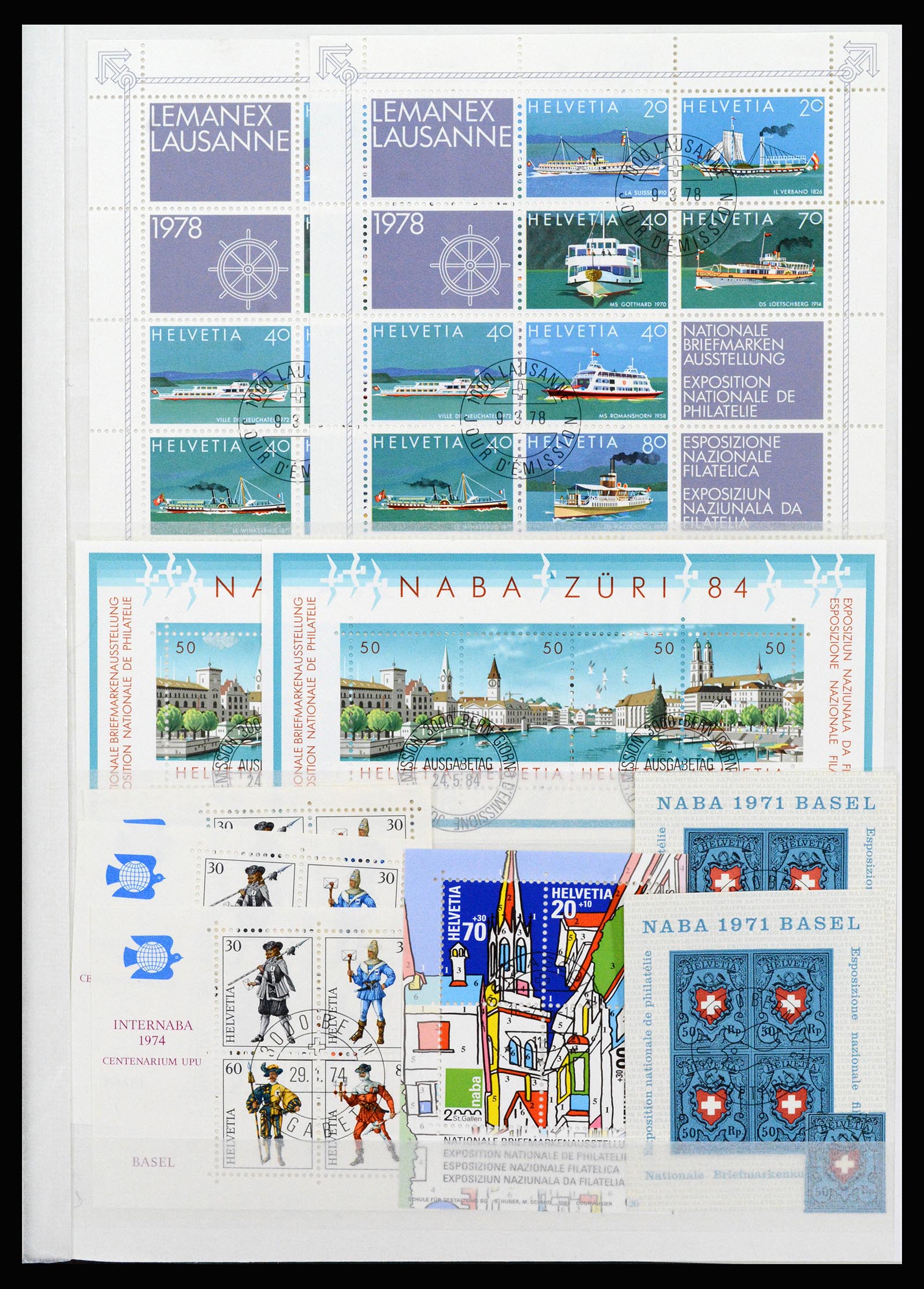 37252 058 - Stamp collection 37252 Switzerland 1900-2011.