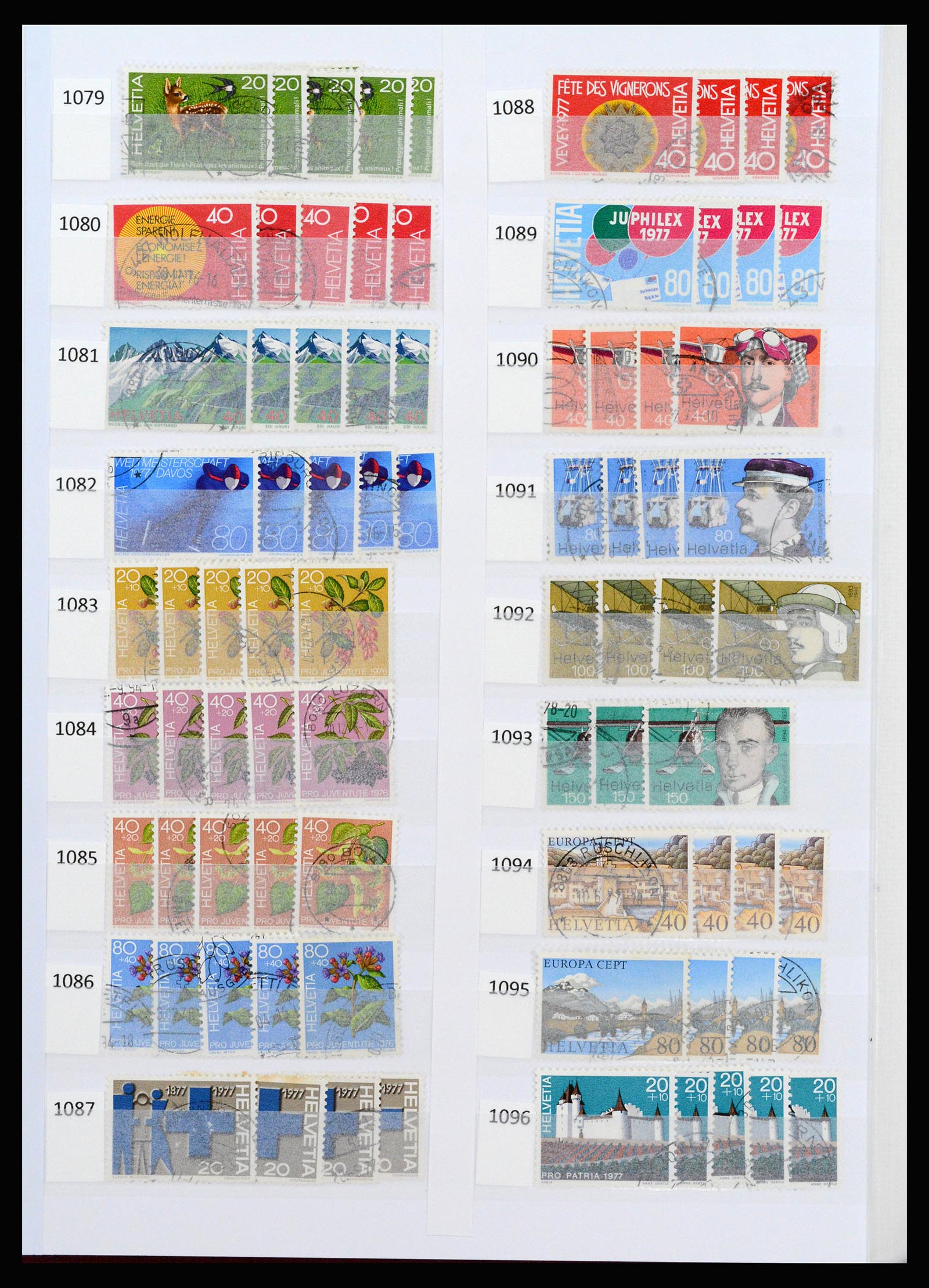 37252 061 - Postzegelverzameling 37252 Zwitserland 1900-2011.