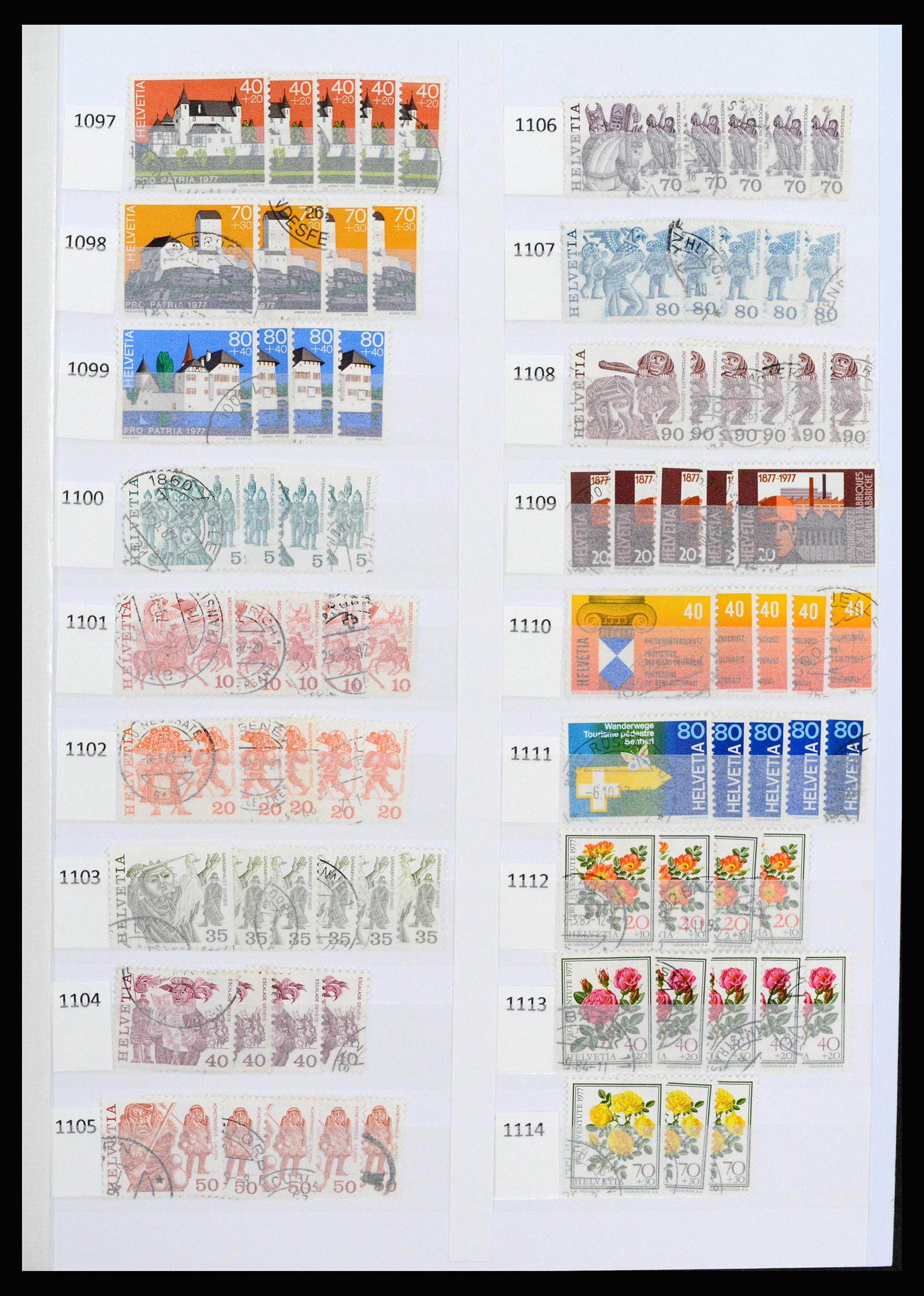37252 062 - Stamp collection 37252 Switzerland 1900-2011.