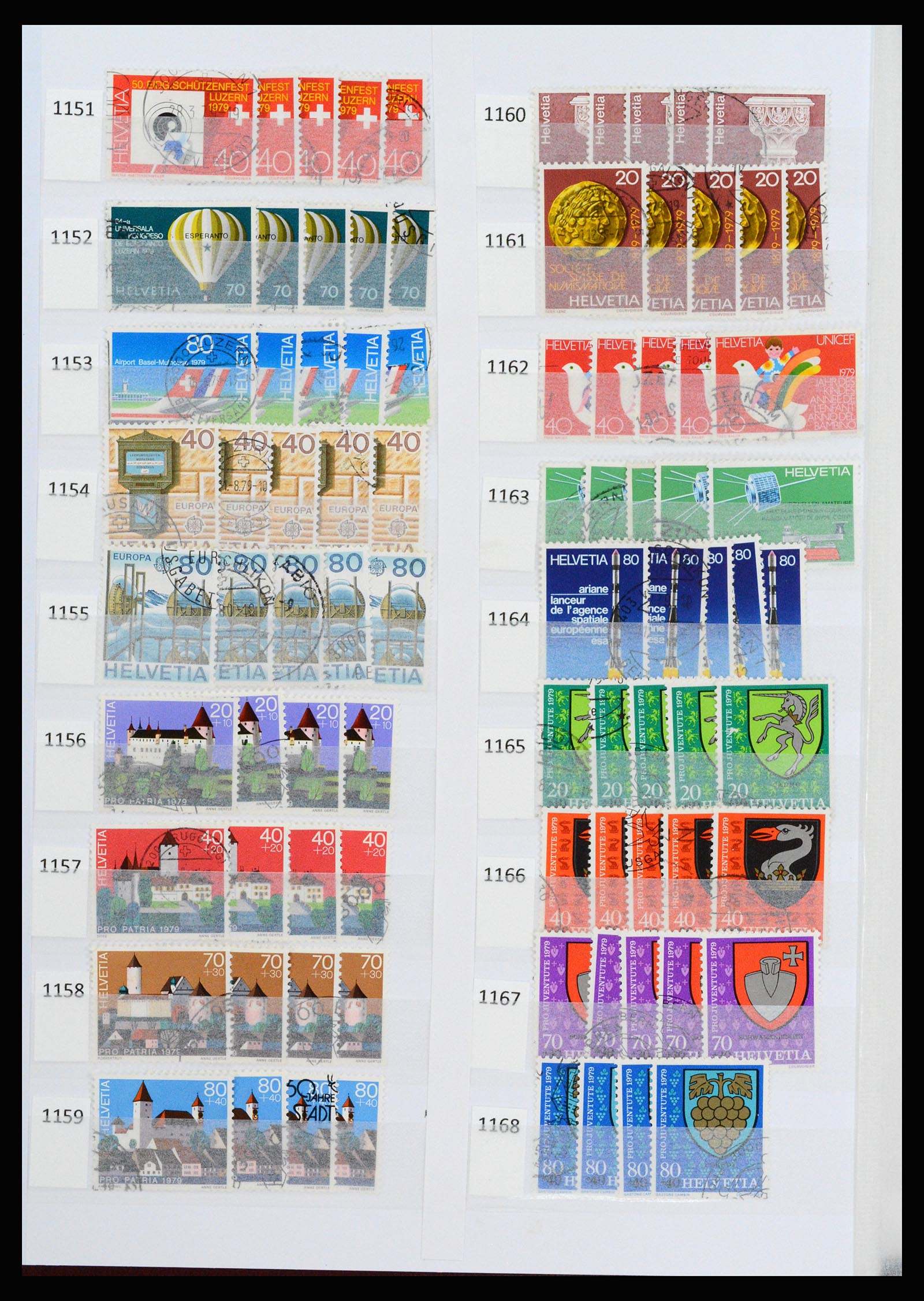 37252 065 - Stamp collection 37252 Switzerland 1900-2011.