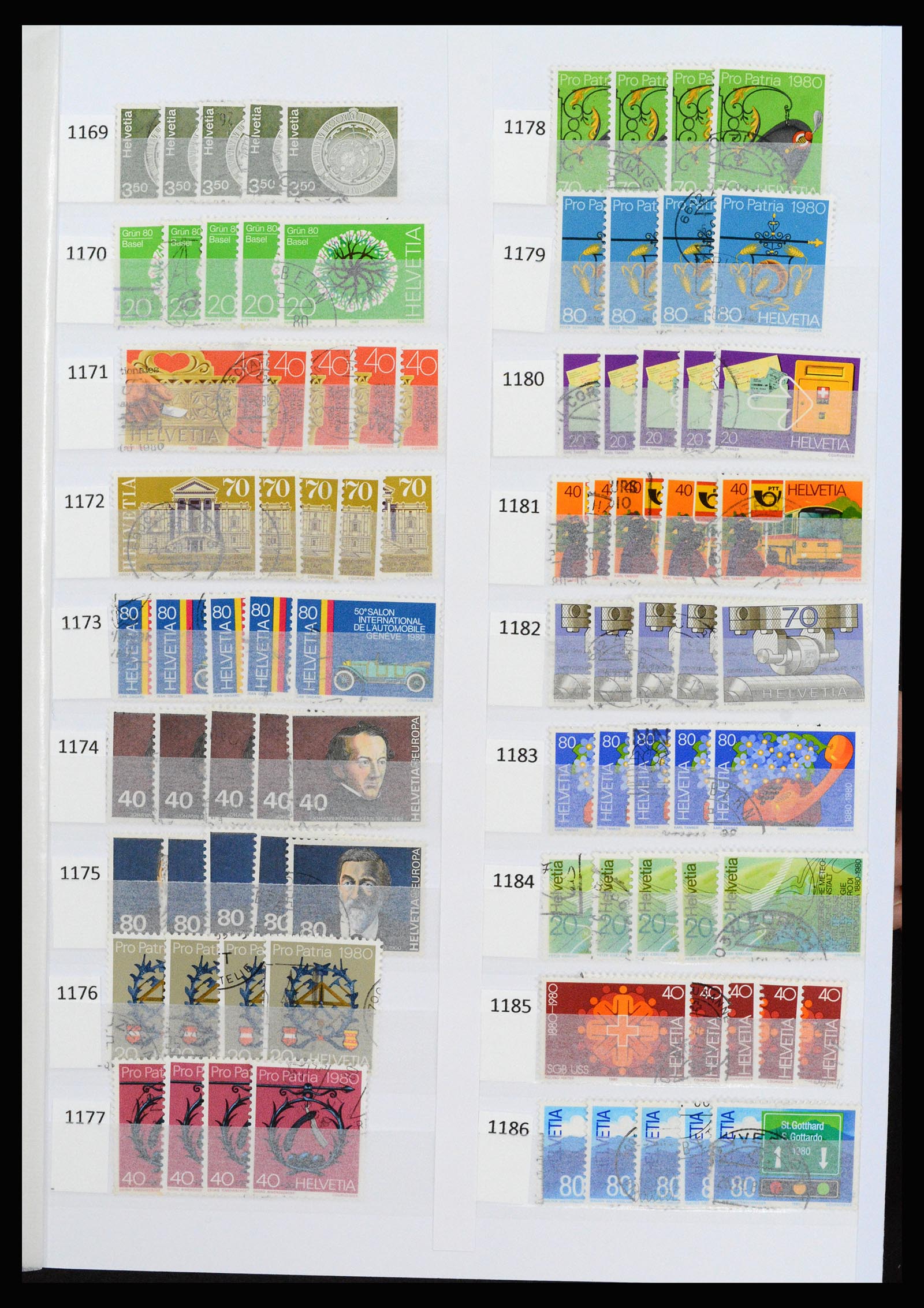 37252 066 - Postzegelverzameling 37252 Zwitserland 1900-2011.