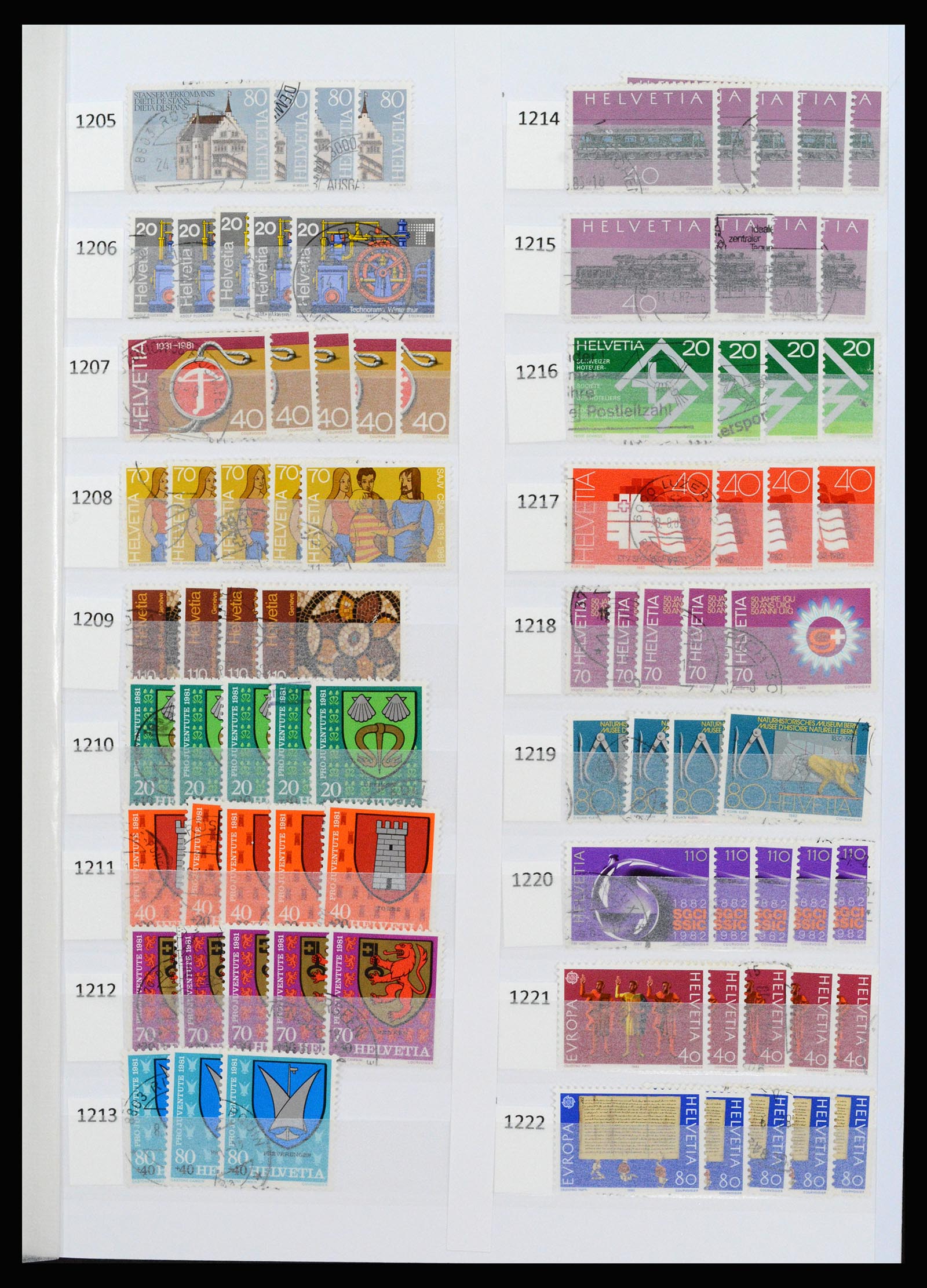 37252 068 - Postzegelverzameling 37252 Zwitserland 1900-2011.
